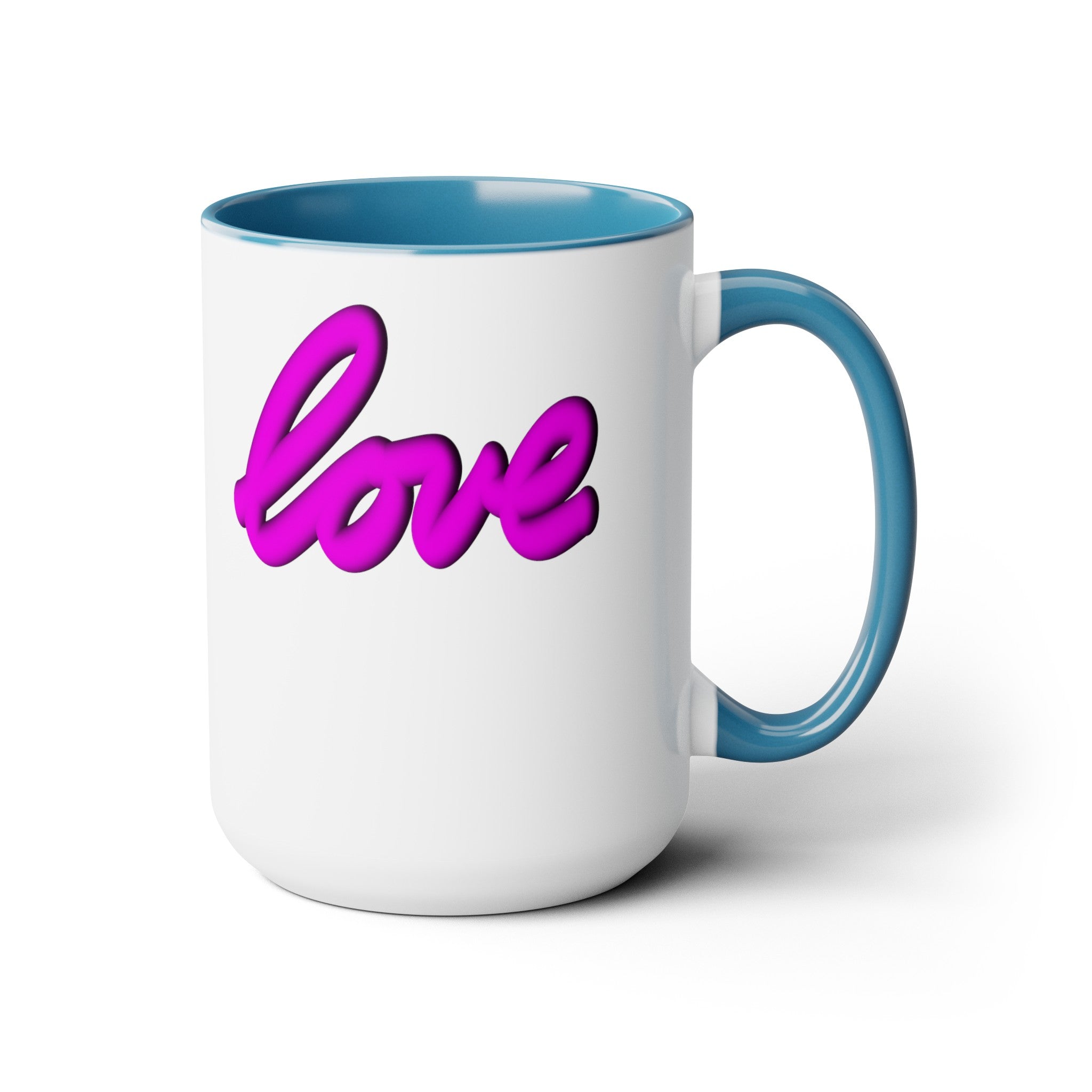 Two-Tone Coffee Mugs, 15oz