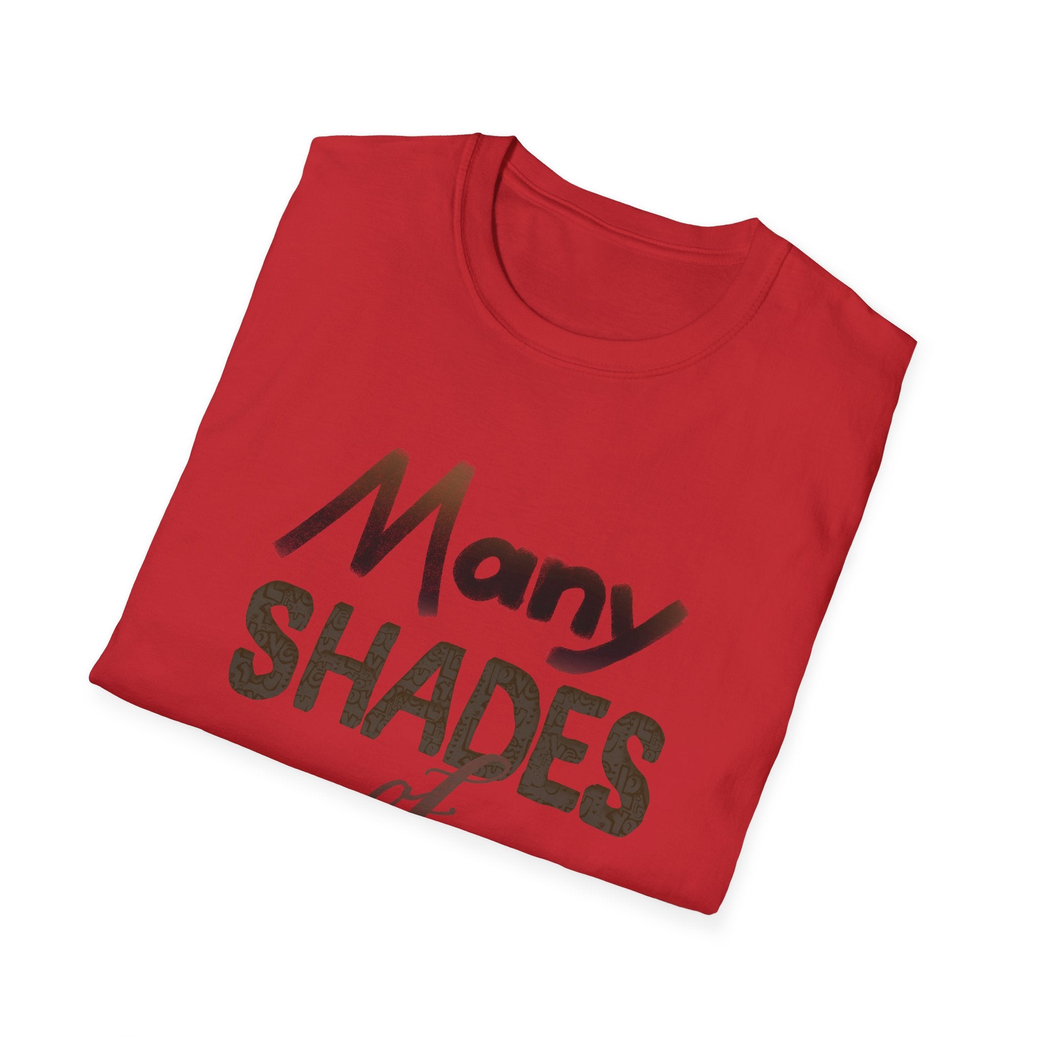 MANY SHADES OF BLACK Unisex Softstyle T-Shirt