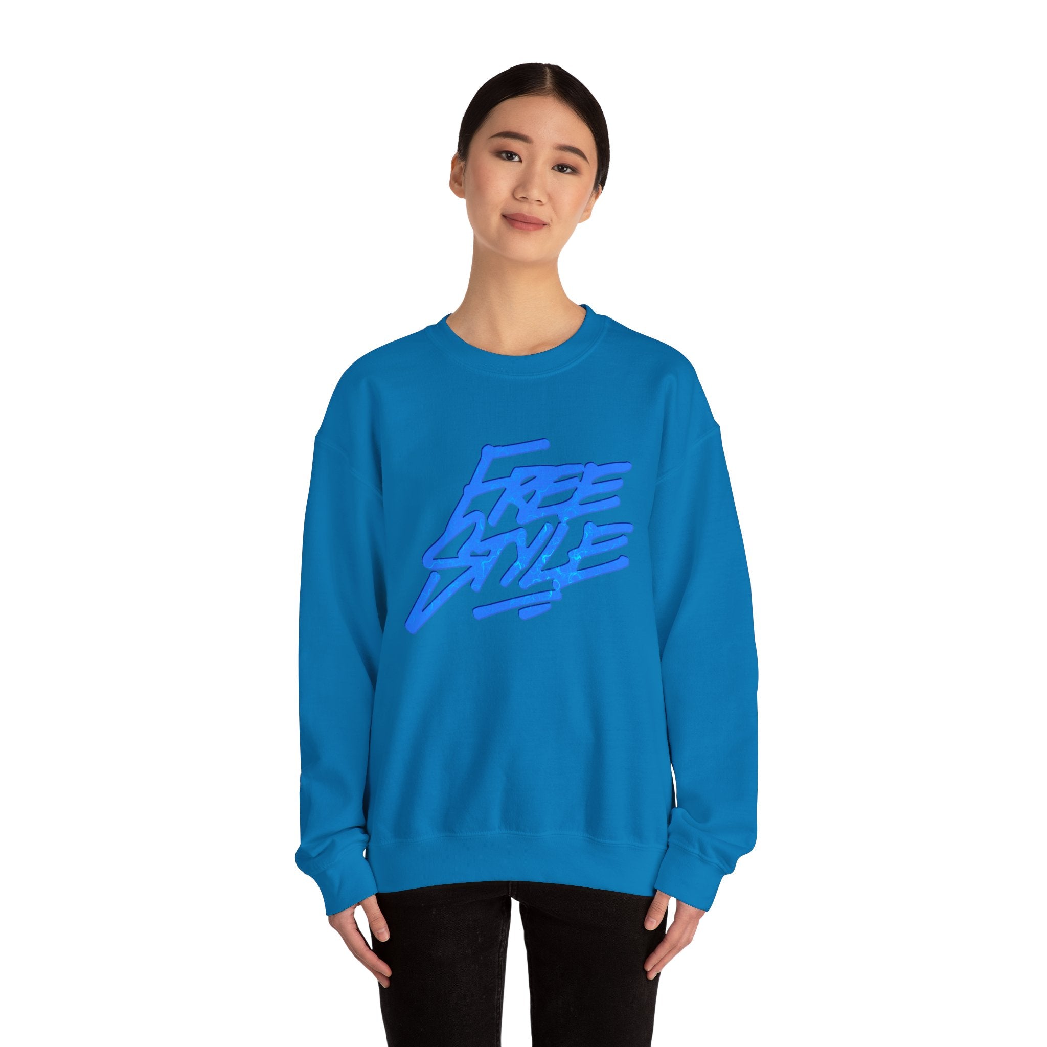 Free Style Unisex Heavy Blend™ Crewneck Sweatshirt - Casual Comfort for Everyday Style