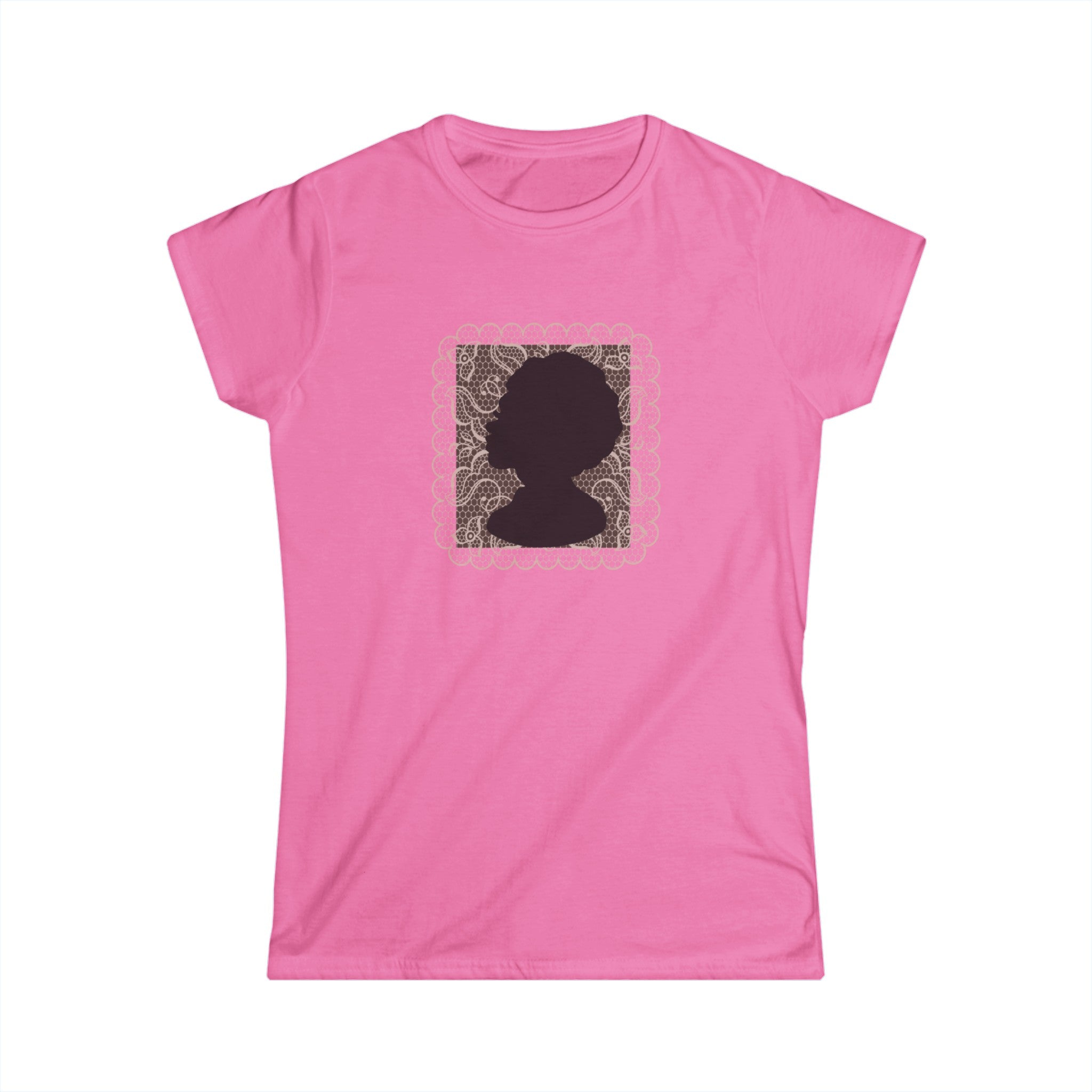 LOVELY LACY SILHOUETTE Women's Softstyle Tee