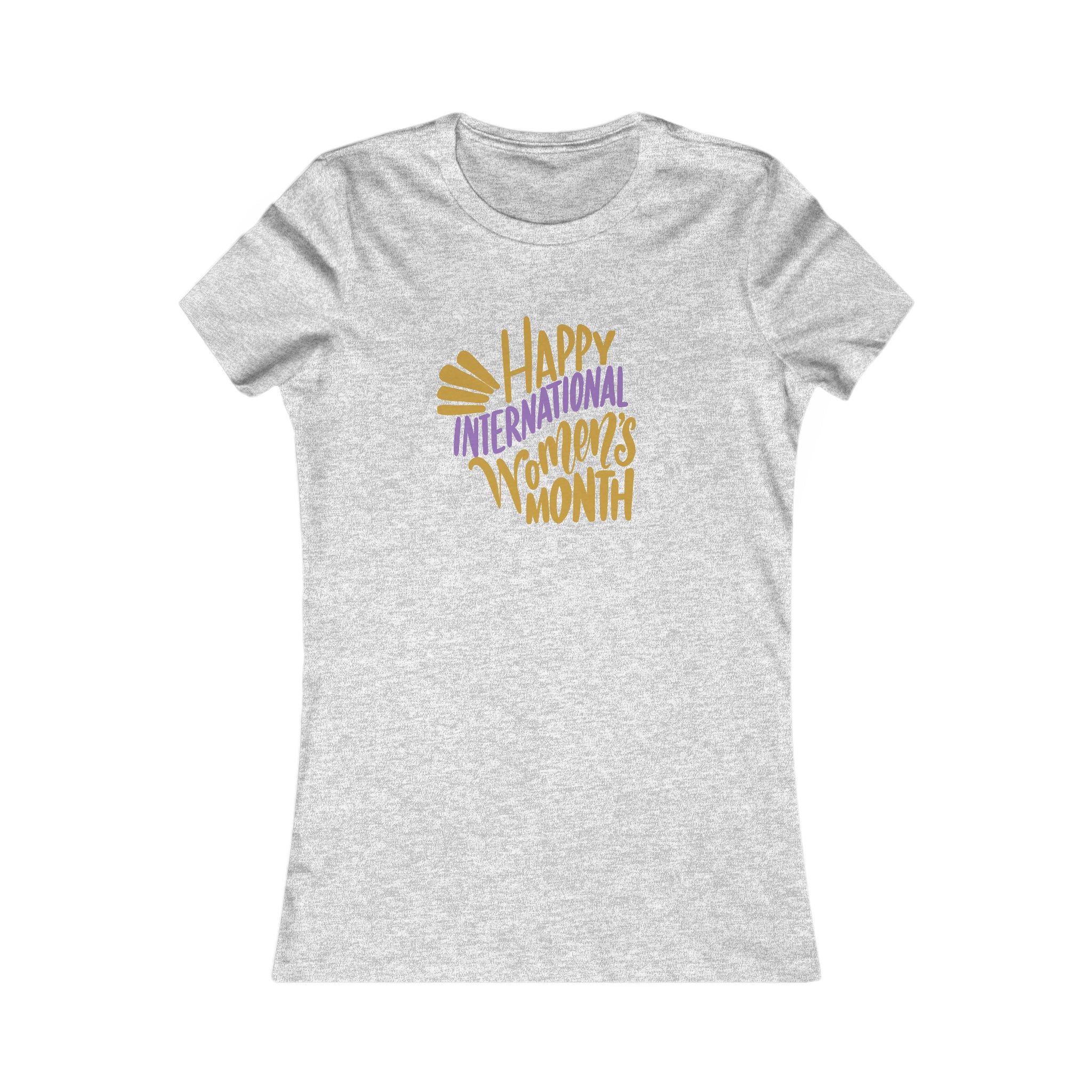 Happy International Women's Month Tee - Celebratory Women's Tee