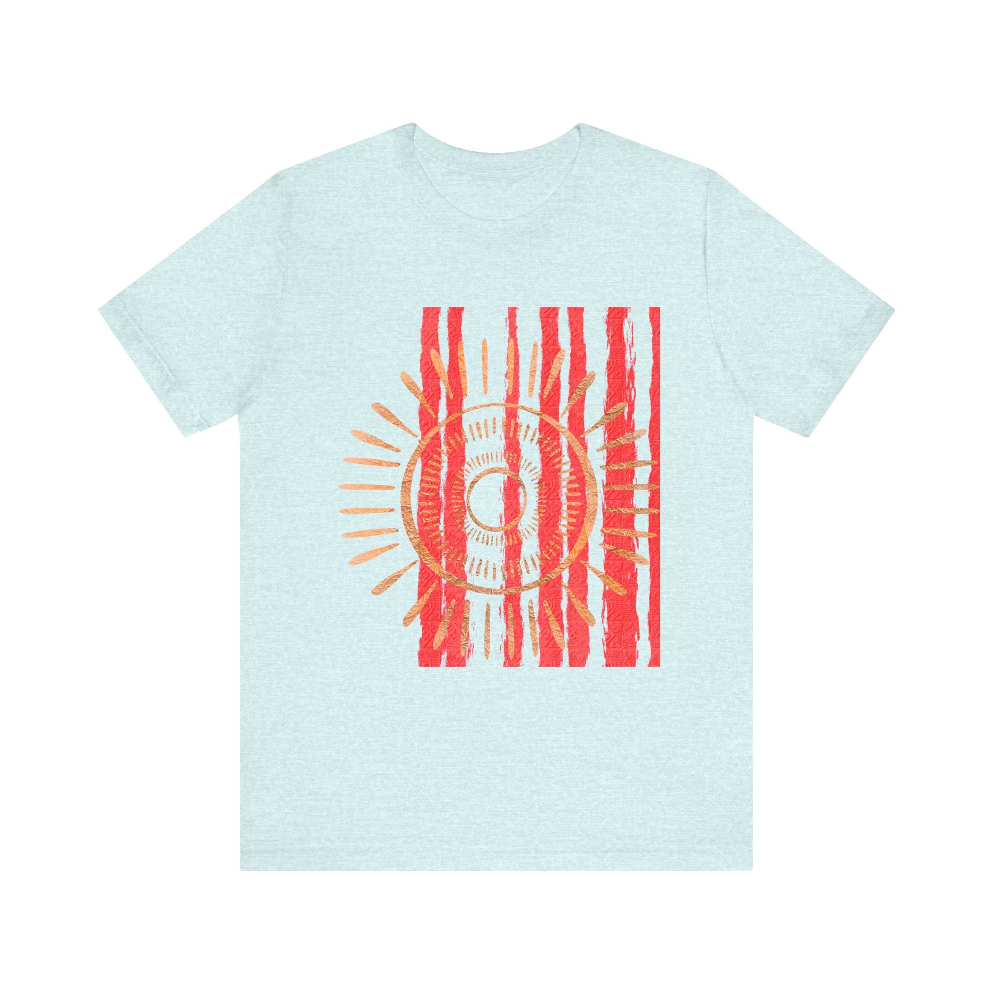 Sunrise Vibes Unisex Jersey Short Sleeve Tee - Bright Summer Graphic Design