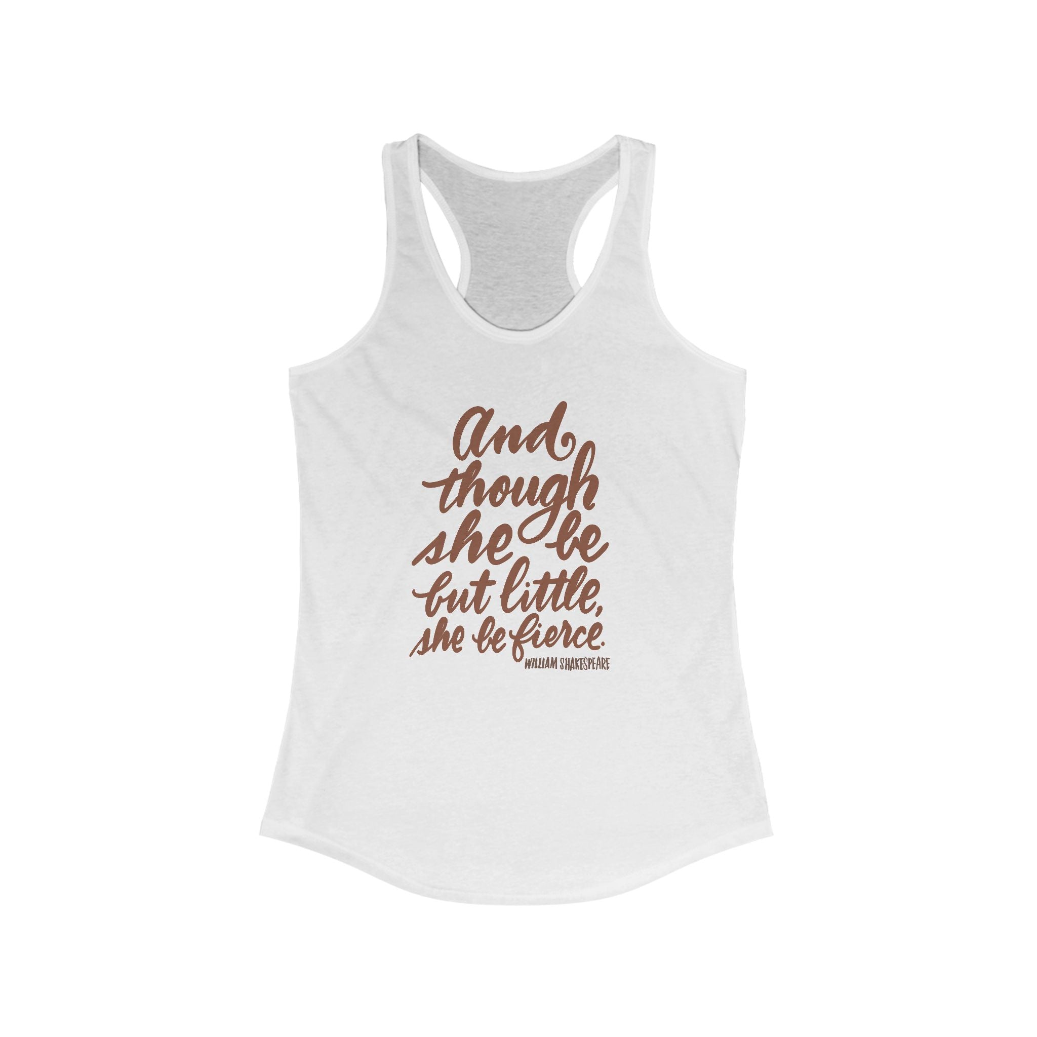 Fierce Women&#039;s Racerback Tank - Inspirational Quote Workout Top