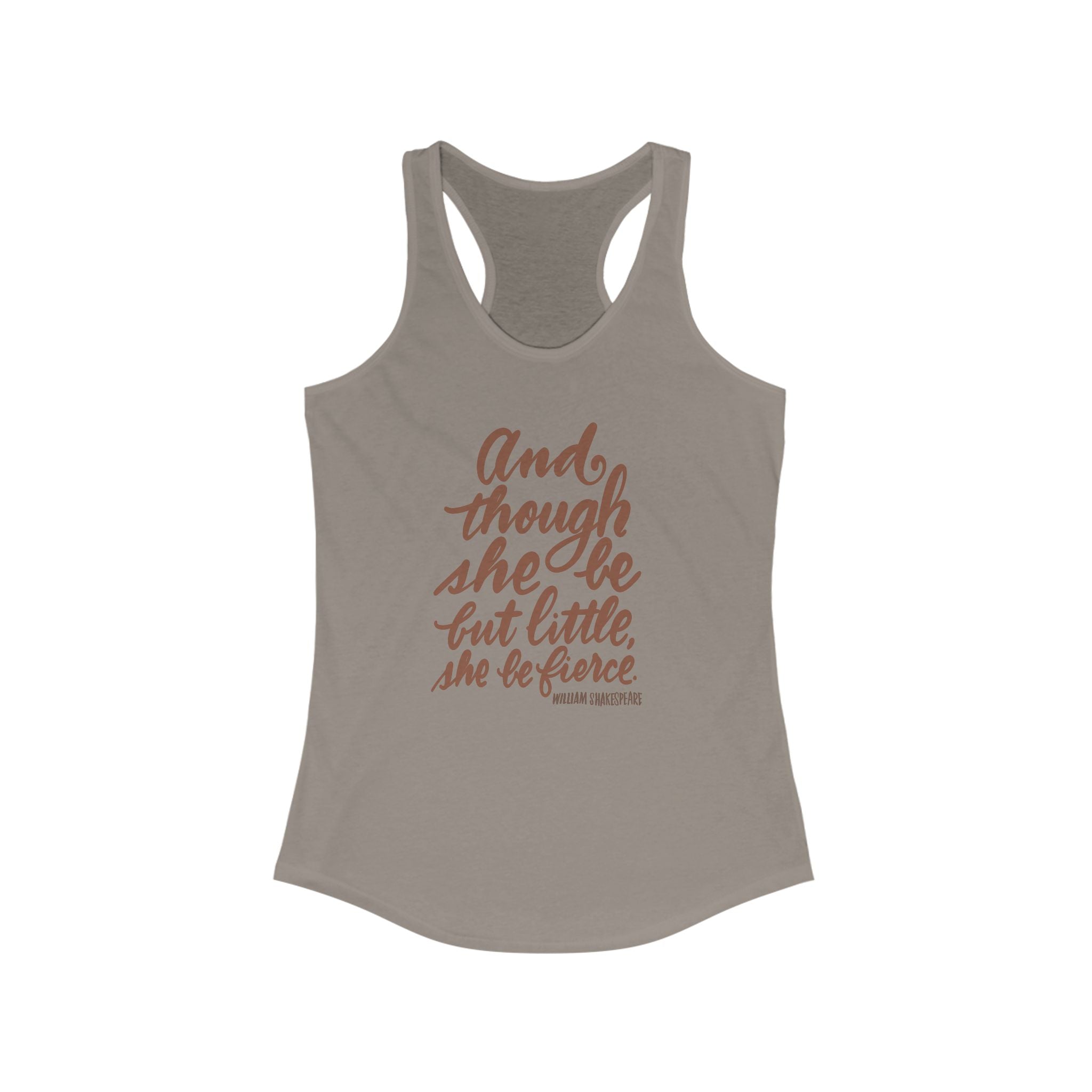 Fierce Women&#039;s Racerback Tank - Inspirational Quote Workout Top