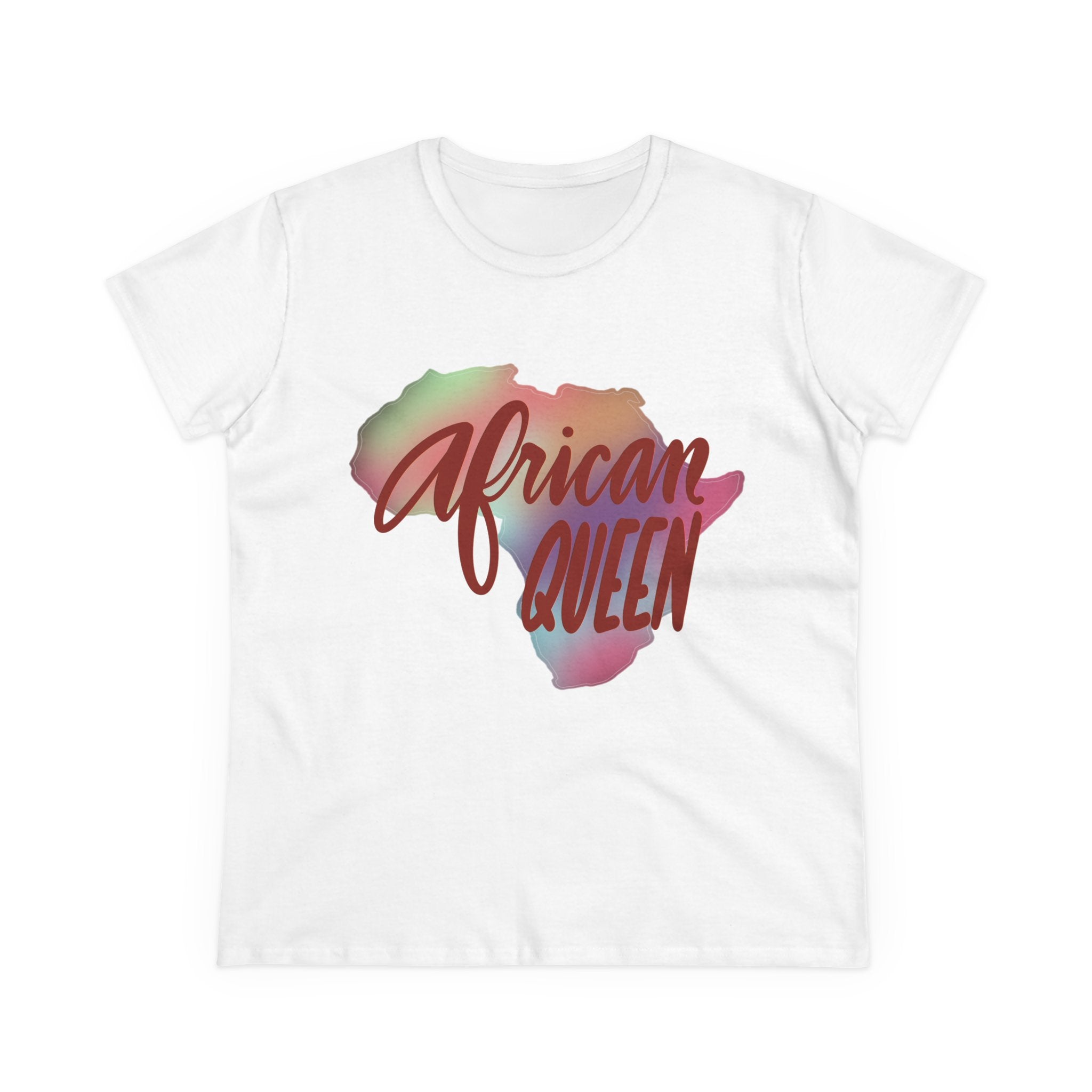 African Queen Women's Cotton Tee - Celebrate Heritage and Style