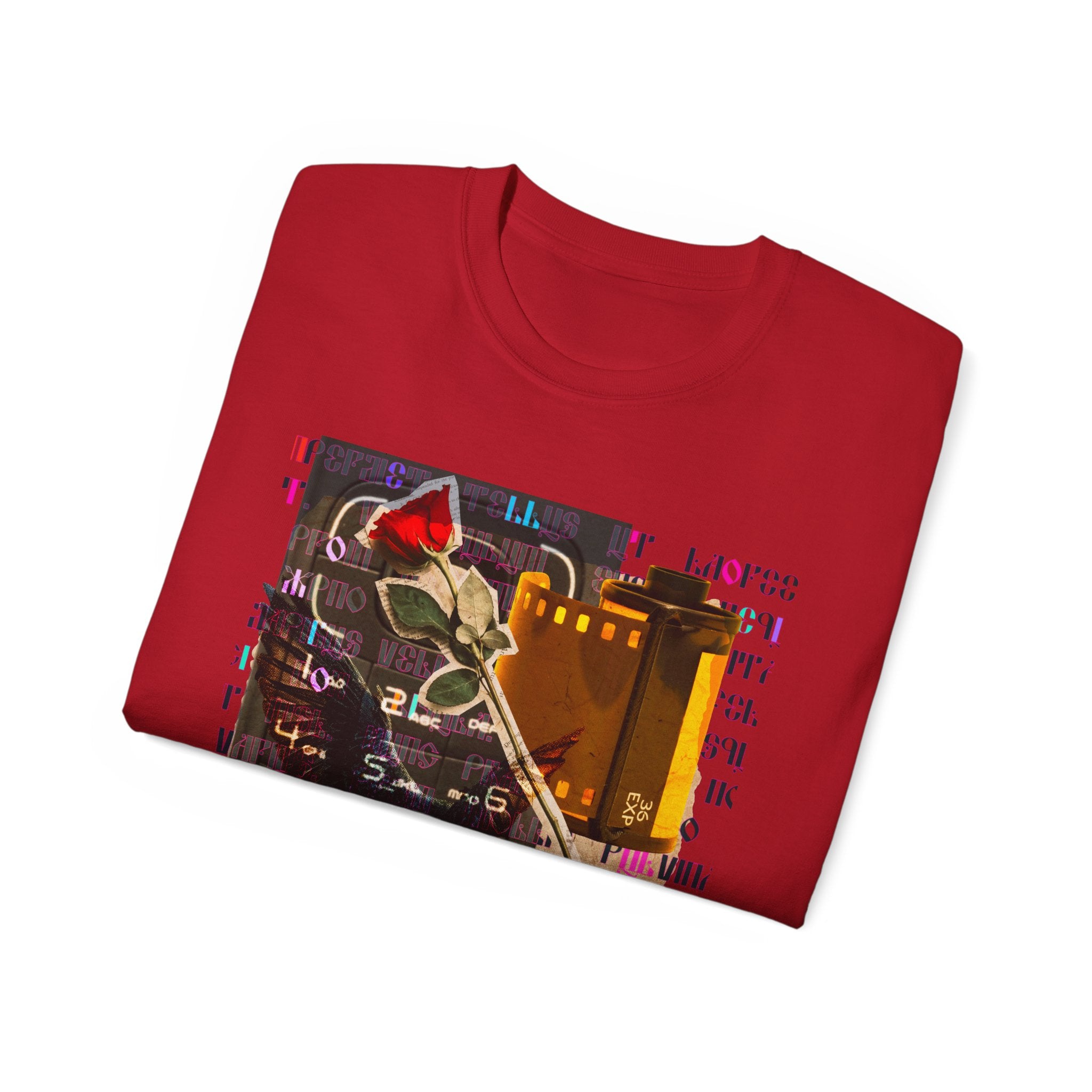 Artistic Graphic Tee, Casual Unisex Tee, Trendy Cotton T-Shirt, Unique Printed Shirt, Gift for Art Lovers, Vintage Aesthetic Fashion