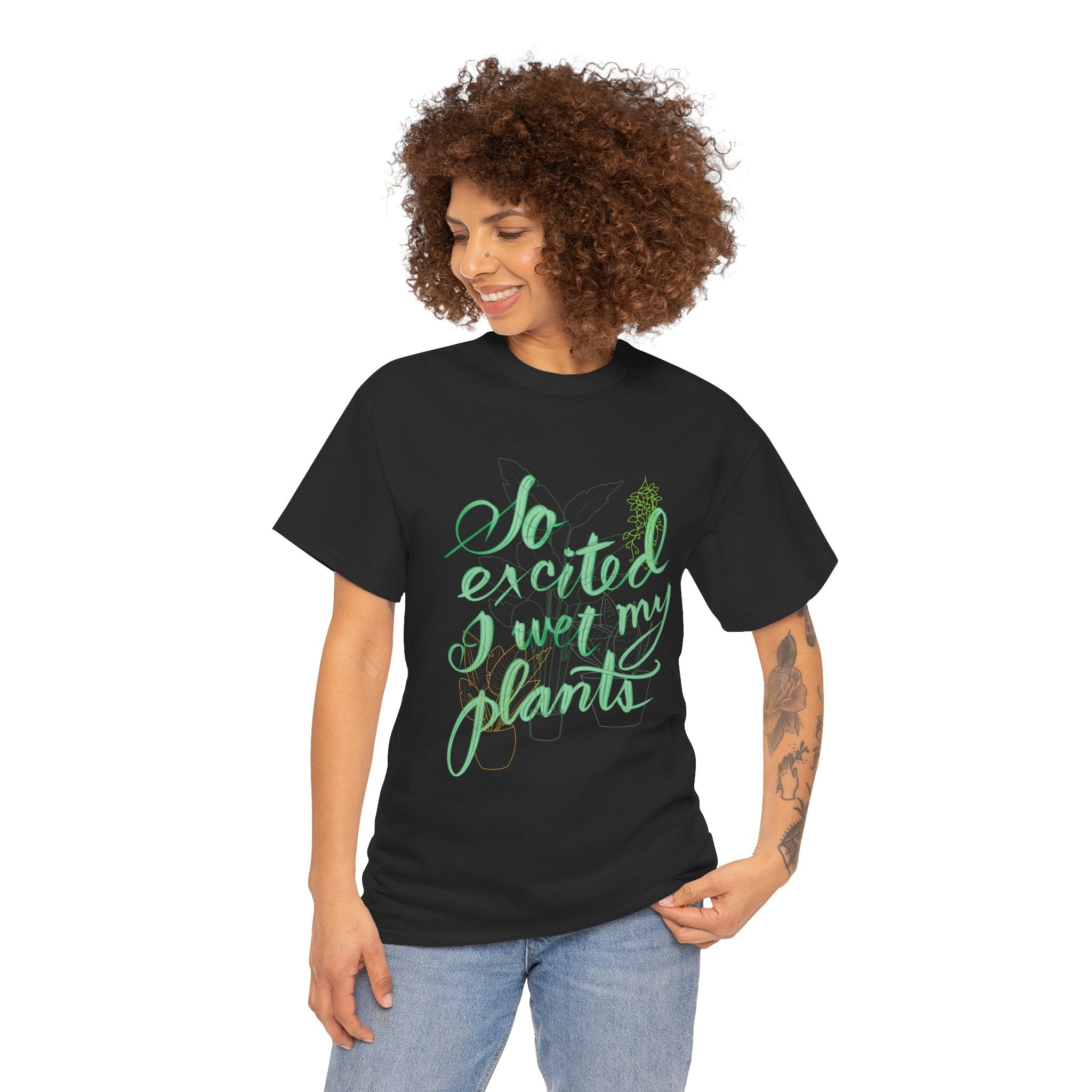 WET MY PLANTS Unisex Heavy Cotton Tee