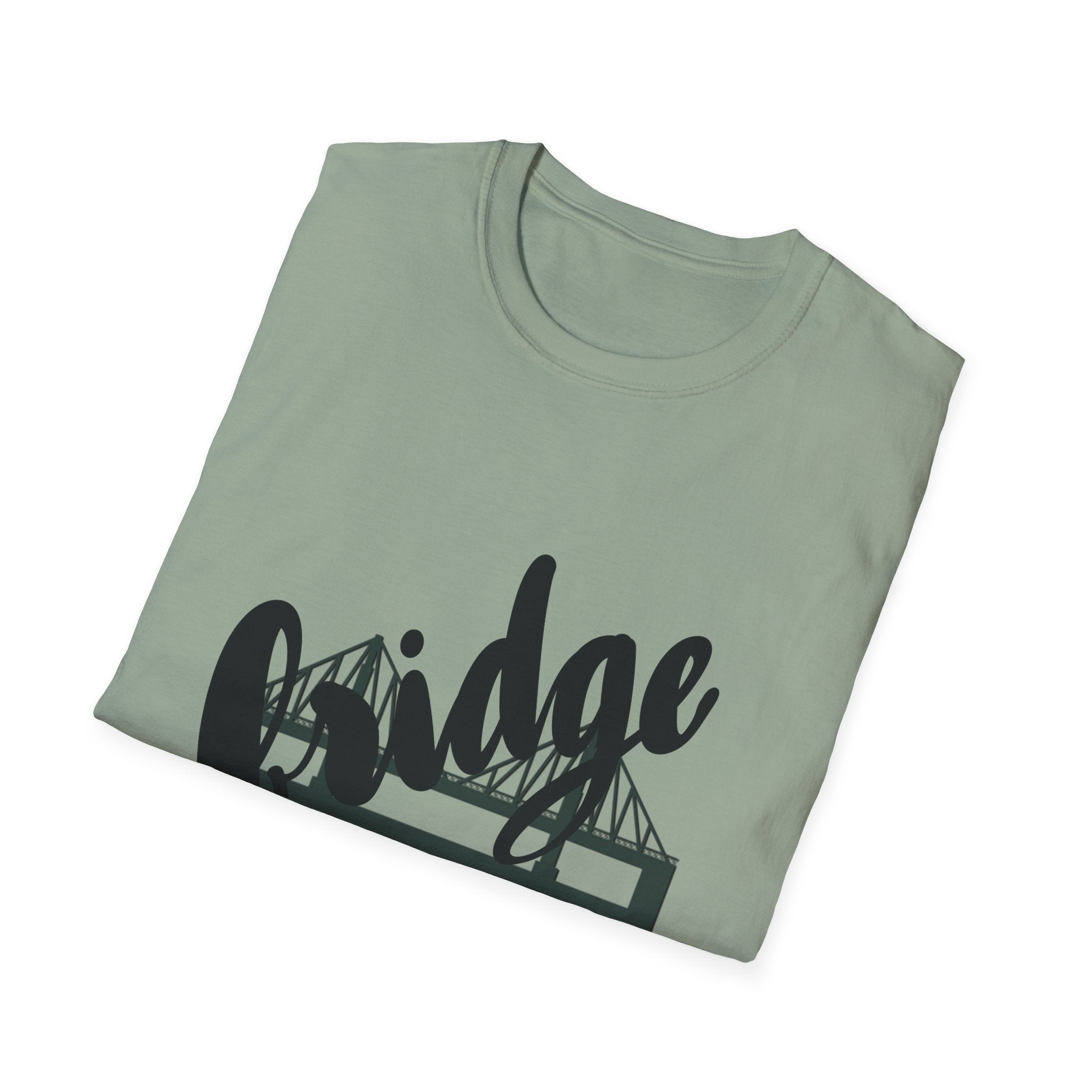 Trendy Bridge Graphic Unisex Softstyle T-Shirt - Casual Streetwear