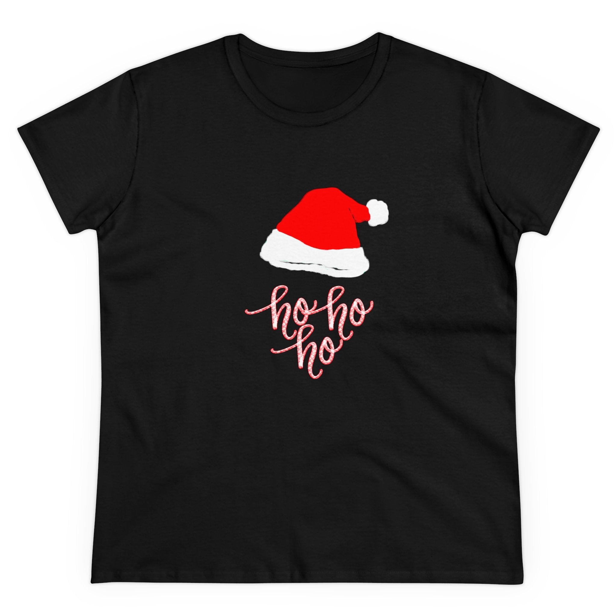 HO HO HO Women's Midweight Cotton Tee