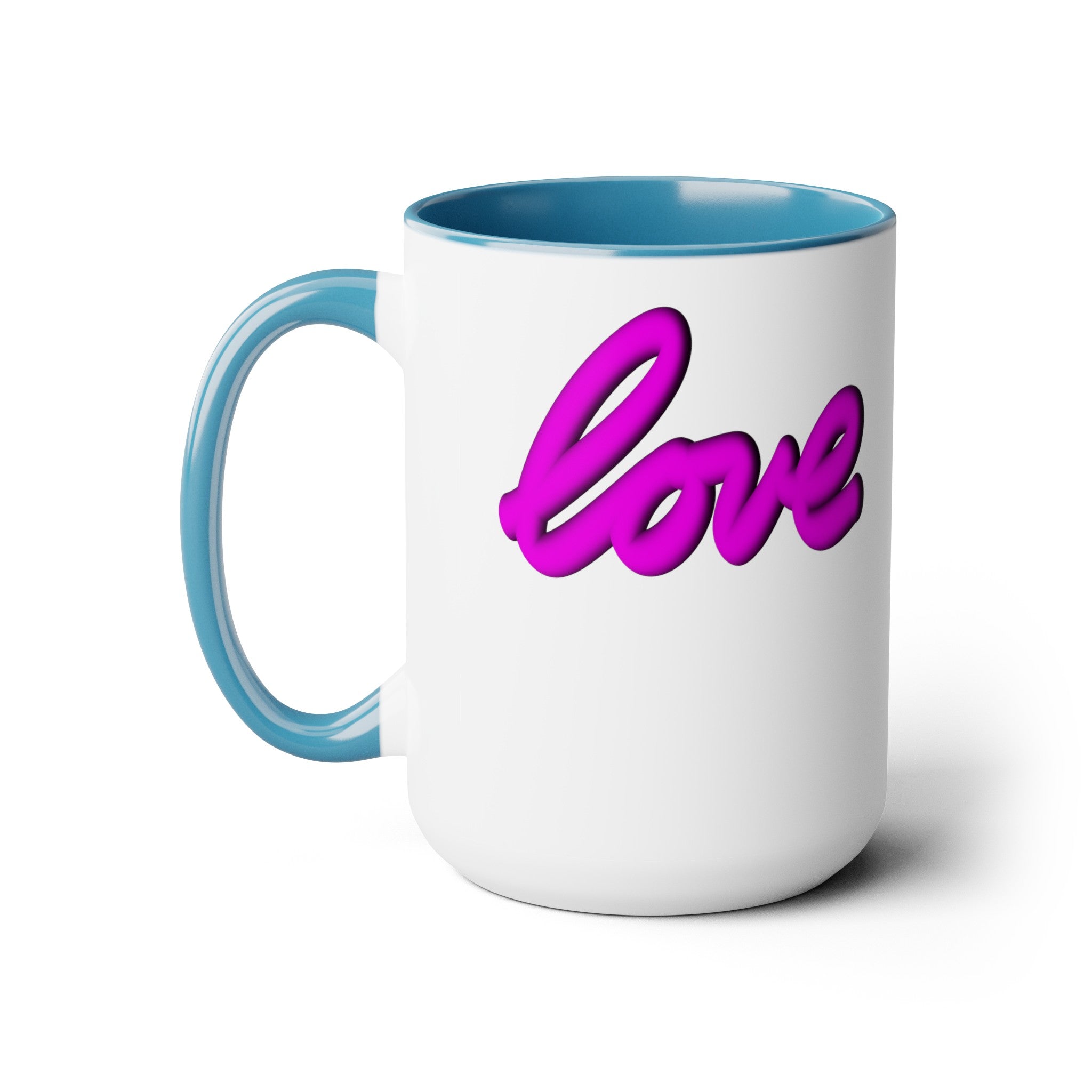 Two-Tone Coffee Mugs, 15oz