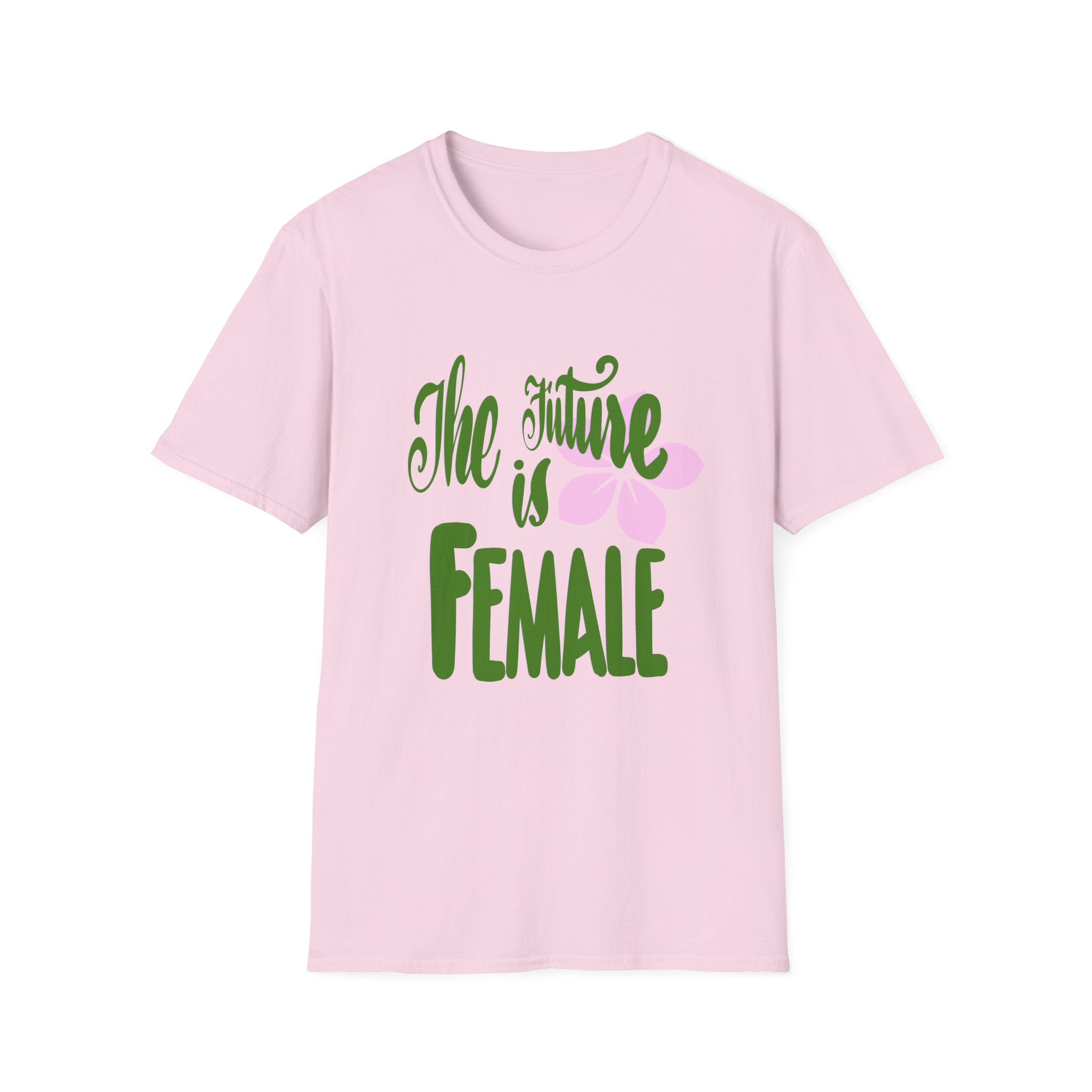 The Future is Female Unisex Softstyle T-Shirt - Empowering Feminist Tee