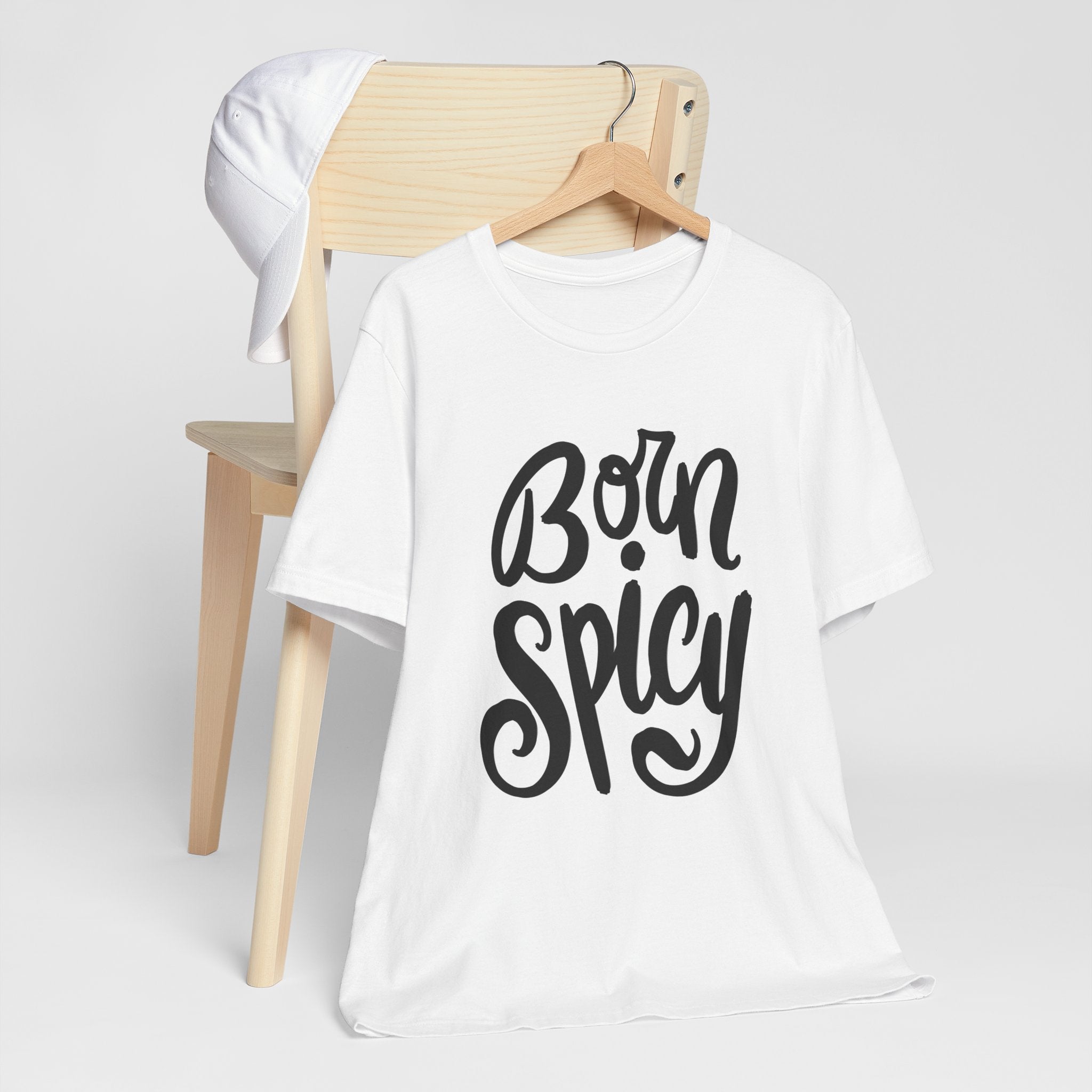 Born Spicy Unisex Tee - Fun Graphic T-Shirt for Trendsetters