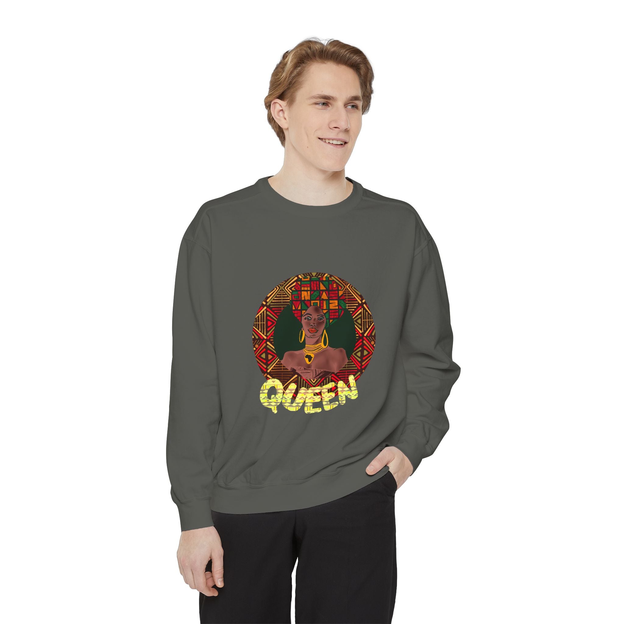 QUEEN Unisex Garment-Dyed Sweatshirt