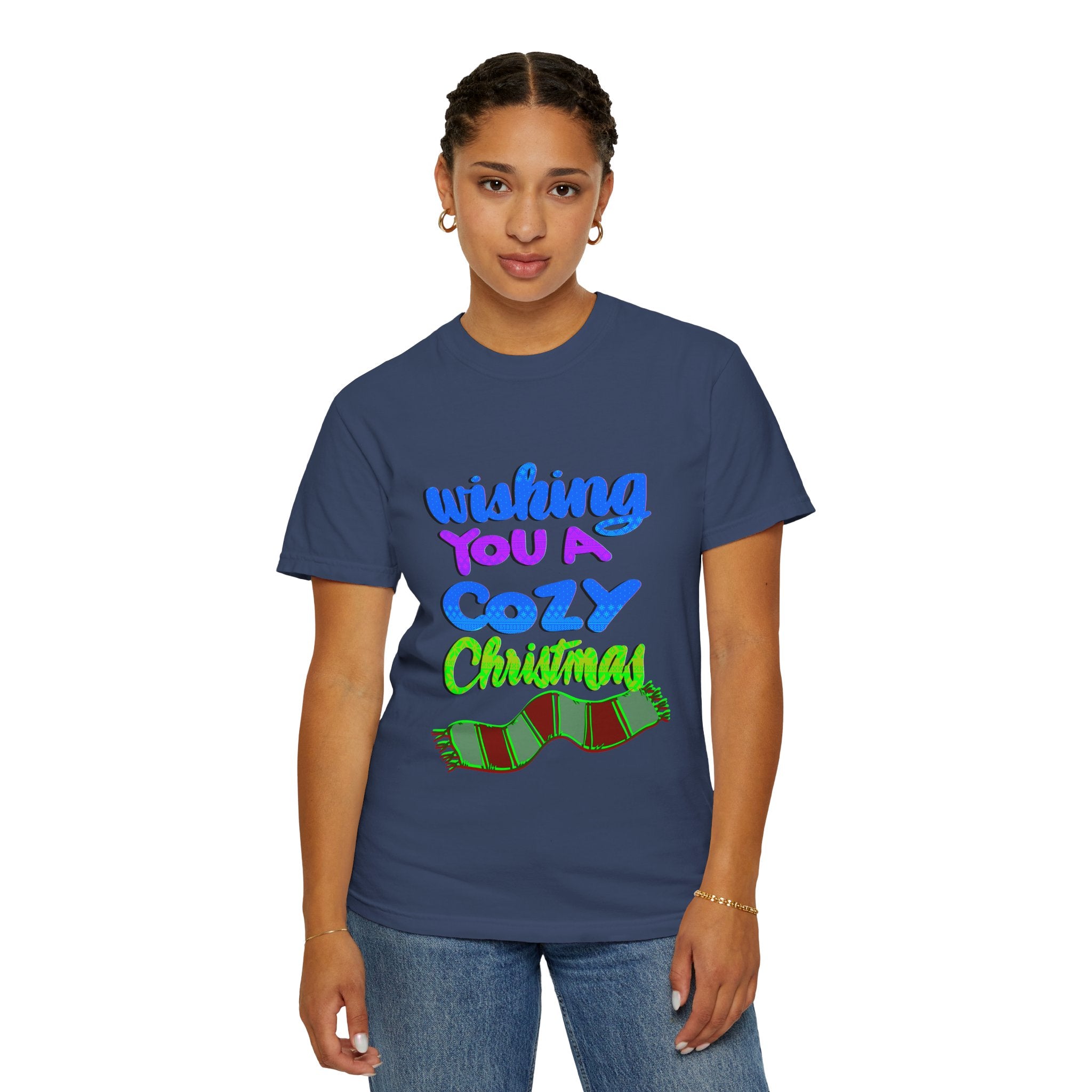 COZY CHRISTMAS Unisex Garment-Dyed T-shirt