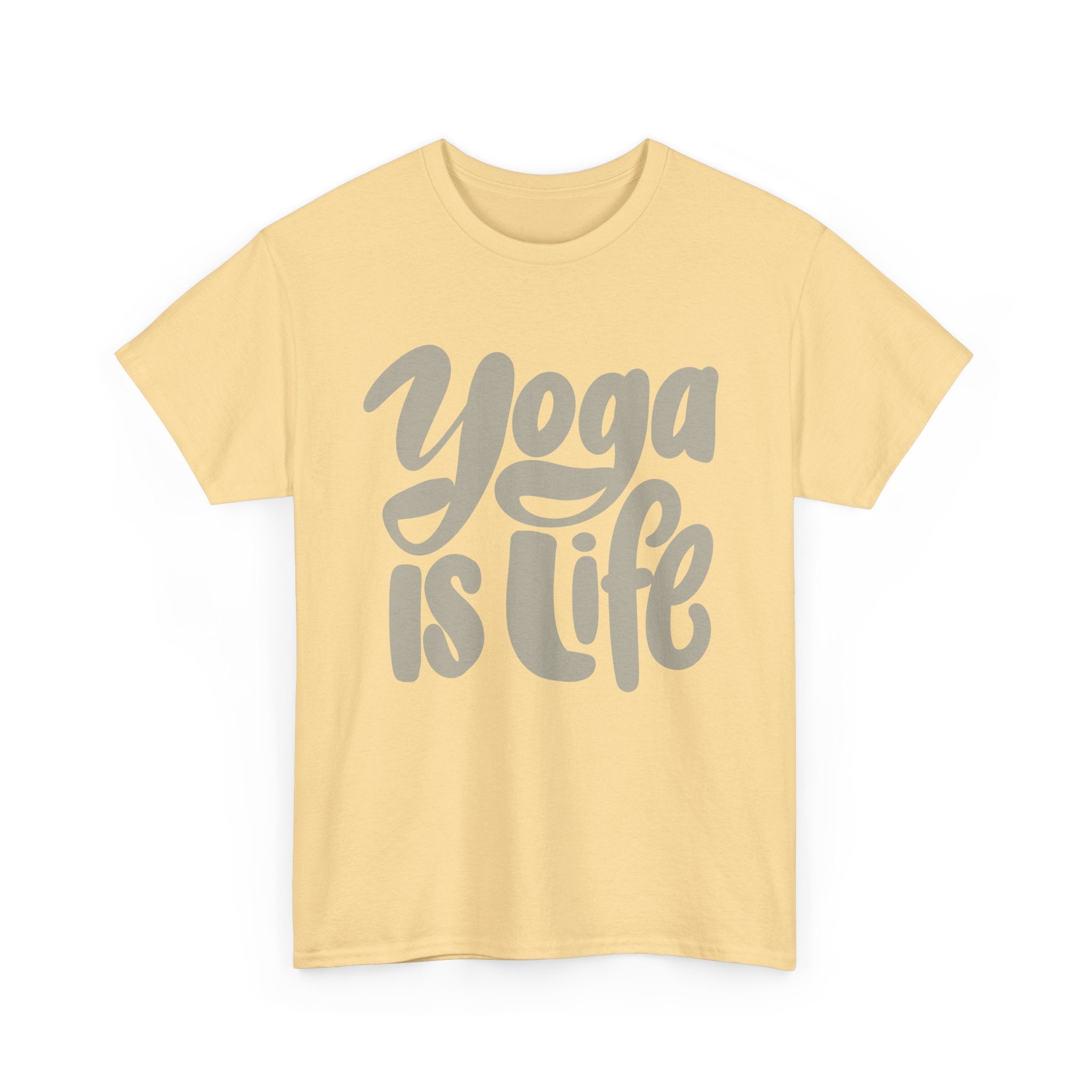 YOGA IS LIFE Unisex Heavy Cotton Tee