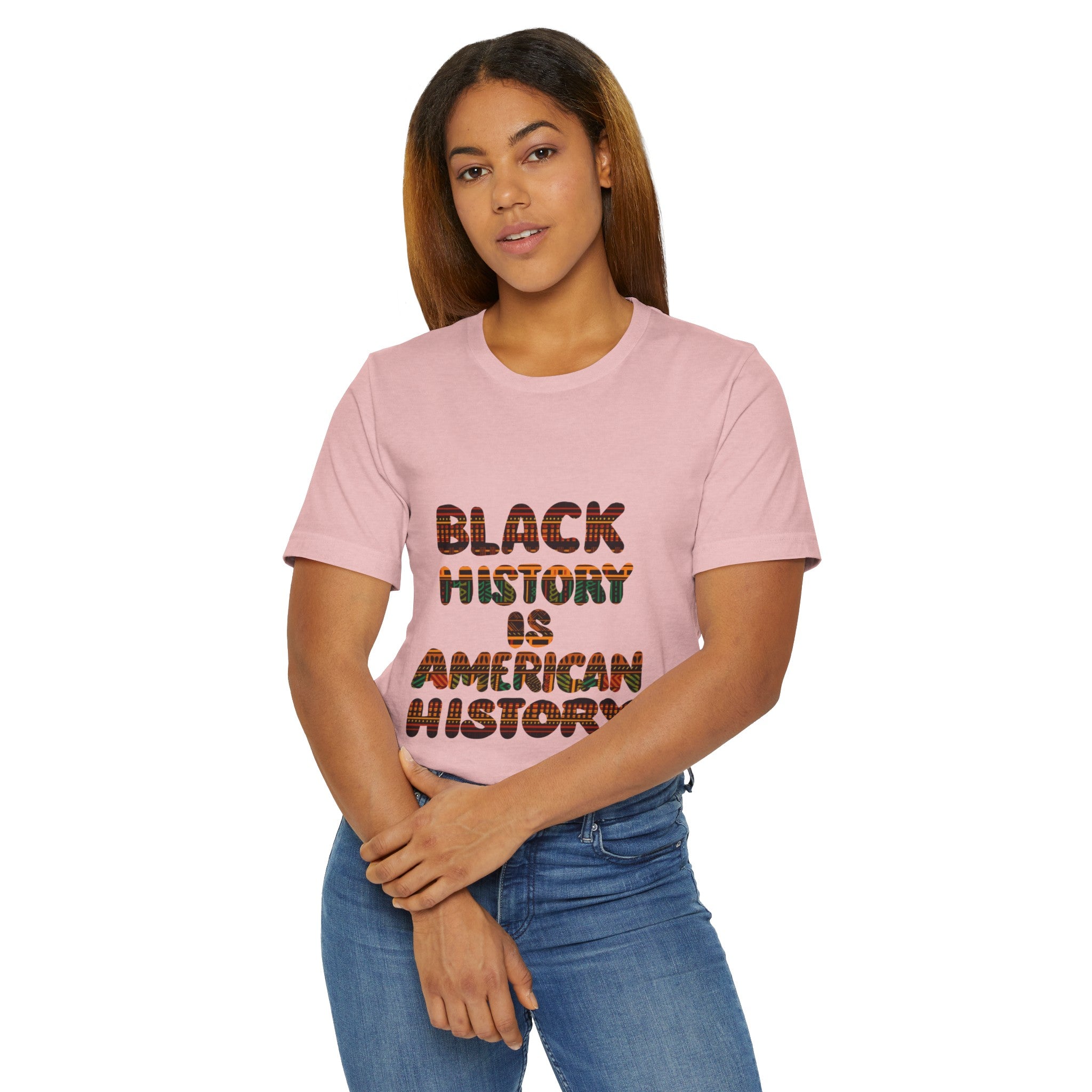 BLACK HISTORY IS AMERICAN HISTORY Unisex Jersey T-Shirt