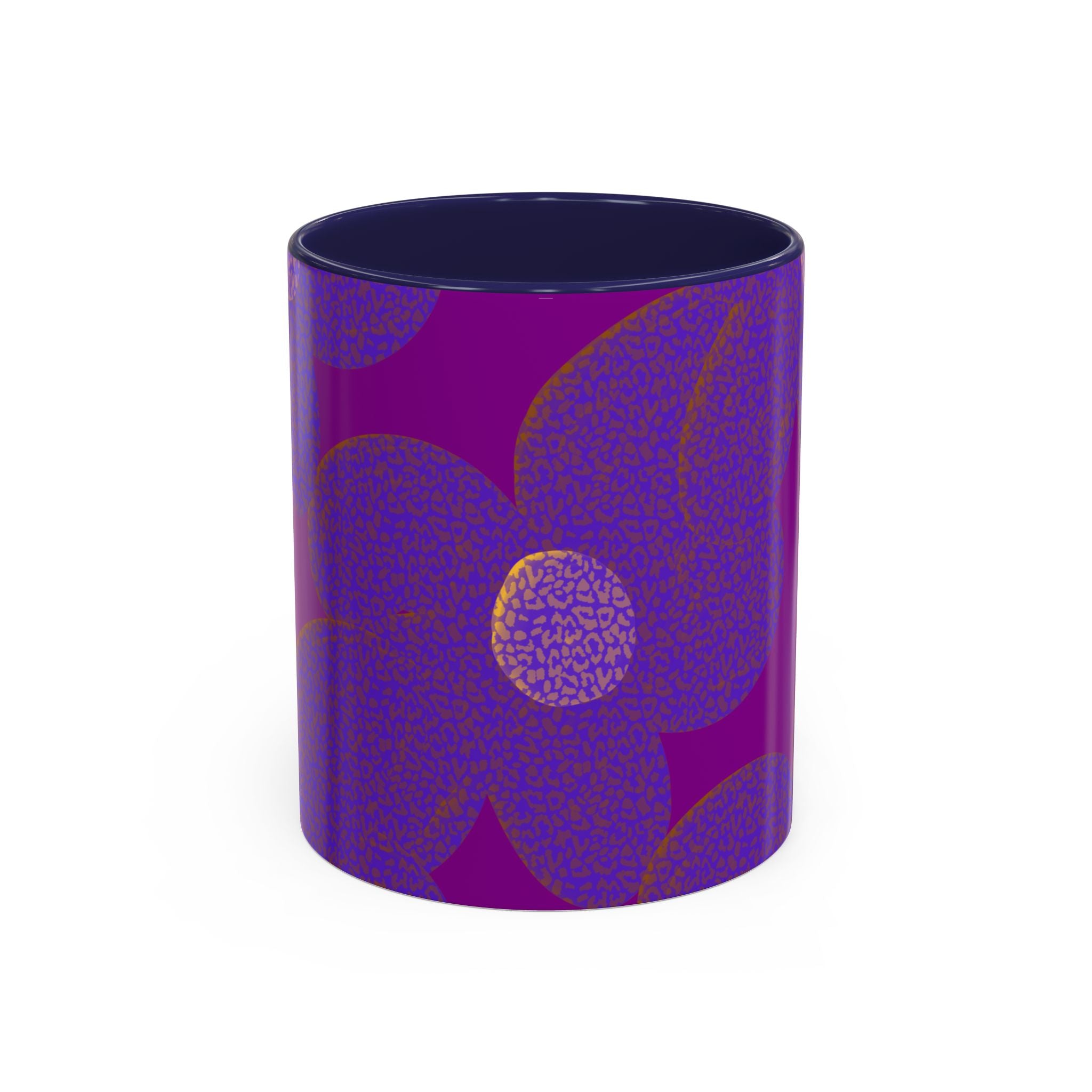 PURPLE FLOWER POWER 11 oz  Coffee Mug