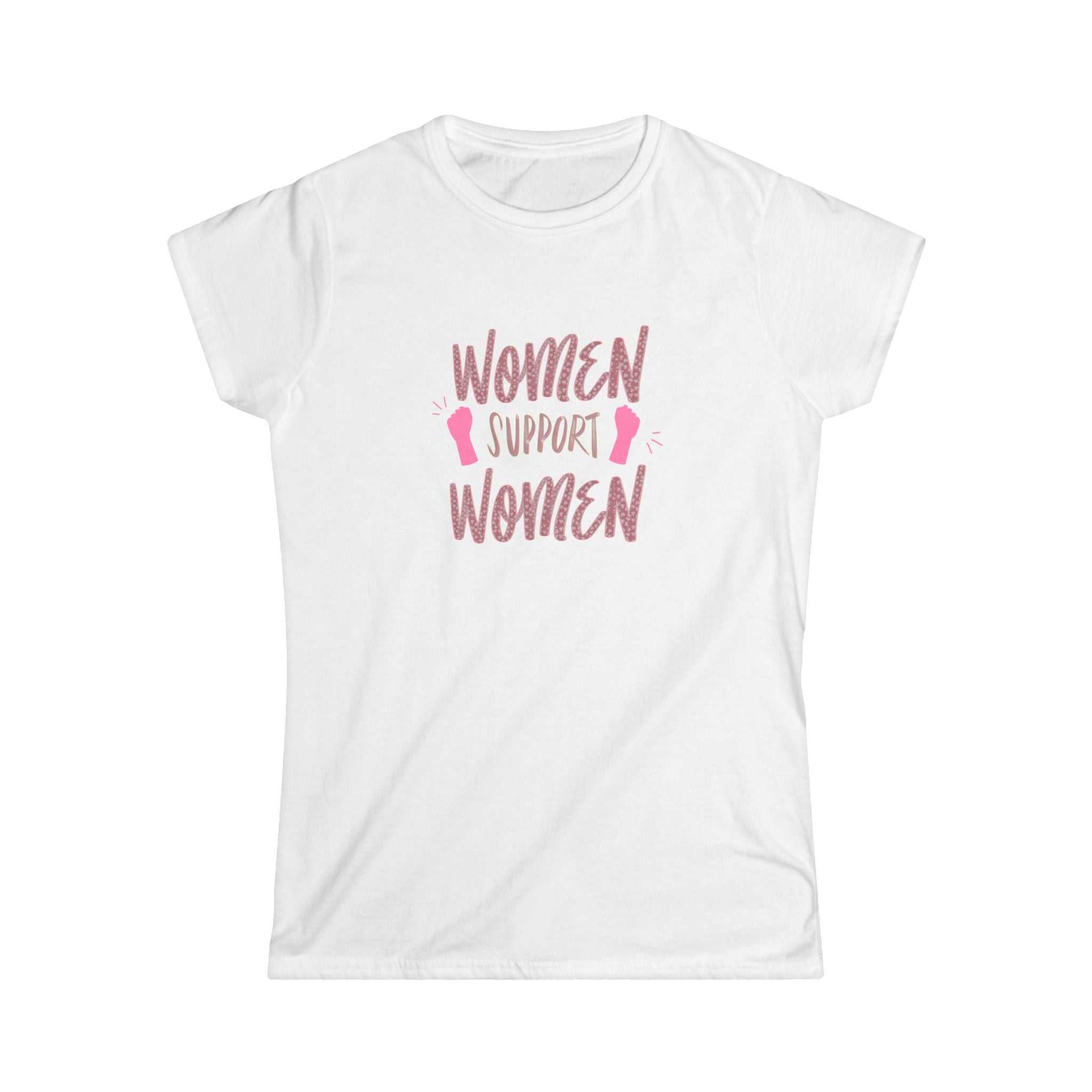 Women's Support Women Softstyle Tee - Empowerment T-Shirt for Feminists