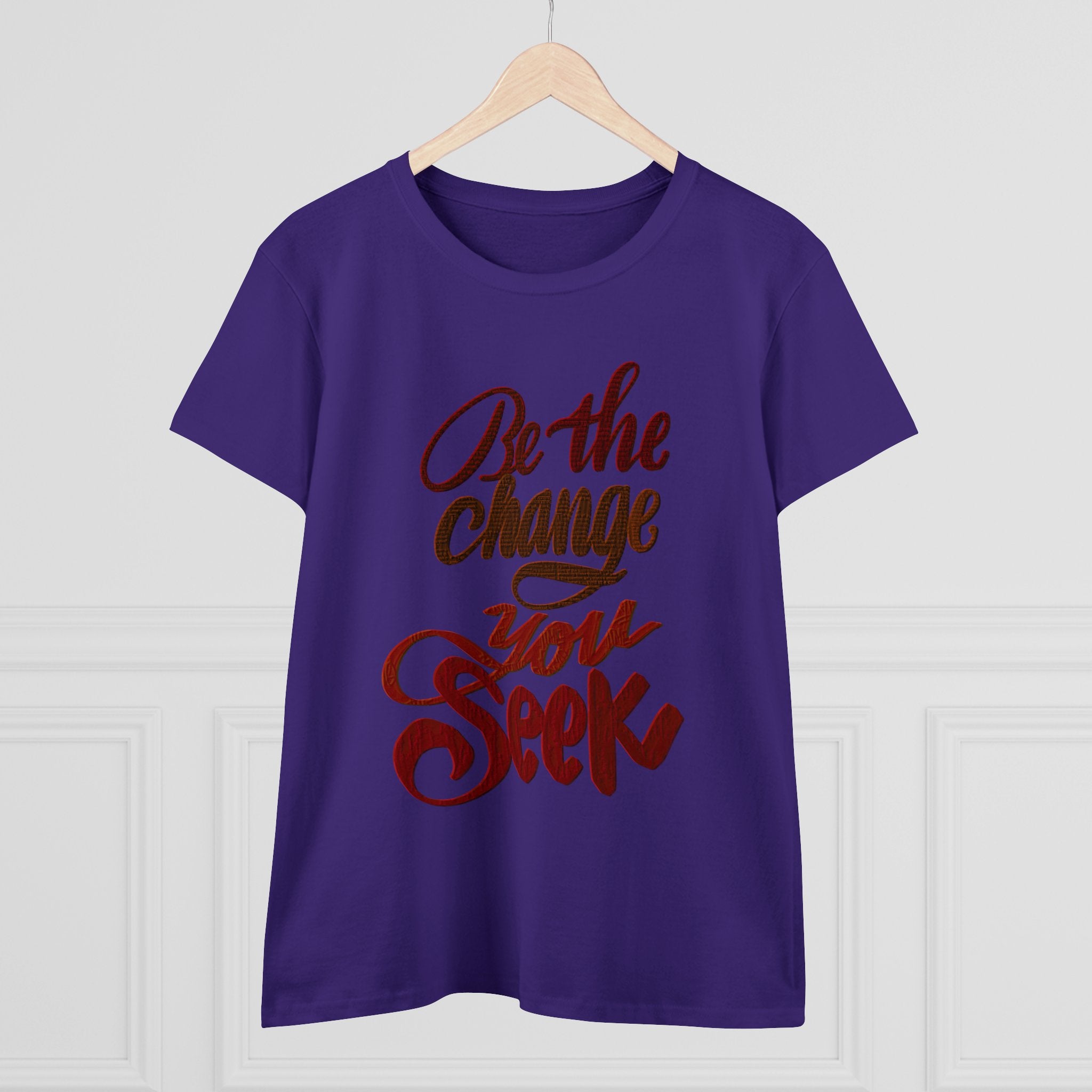 BE THE CHANGE Midweight Cotton Tee