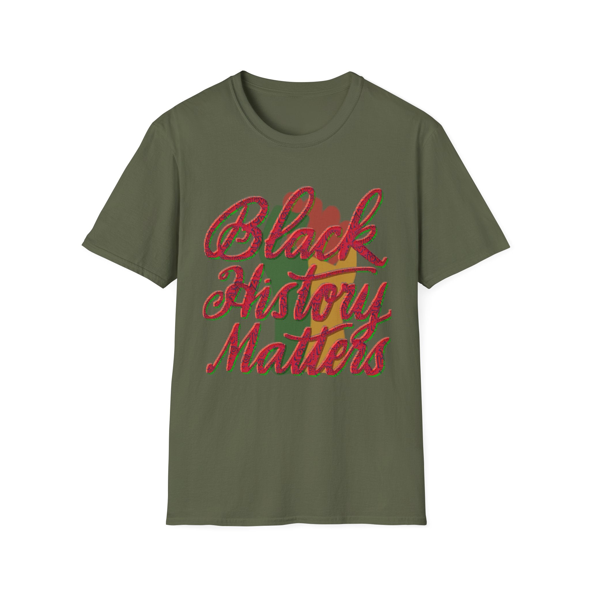 Black History Month Calligraphy T-Shirt