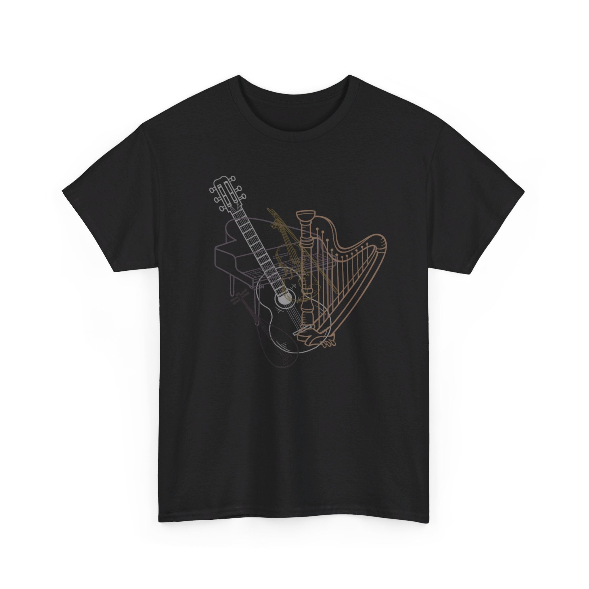 STRINGED INSTRUMENTS Unisex Heavy Cotton Tee