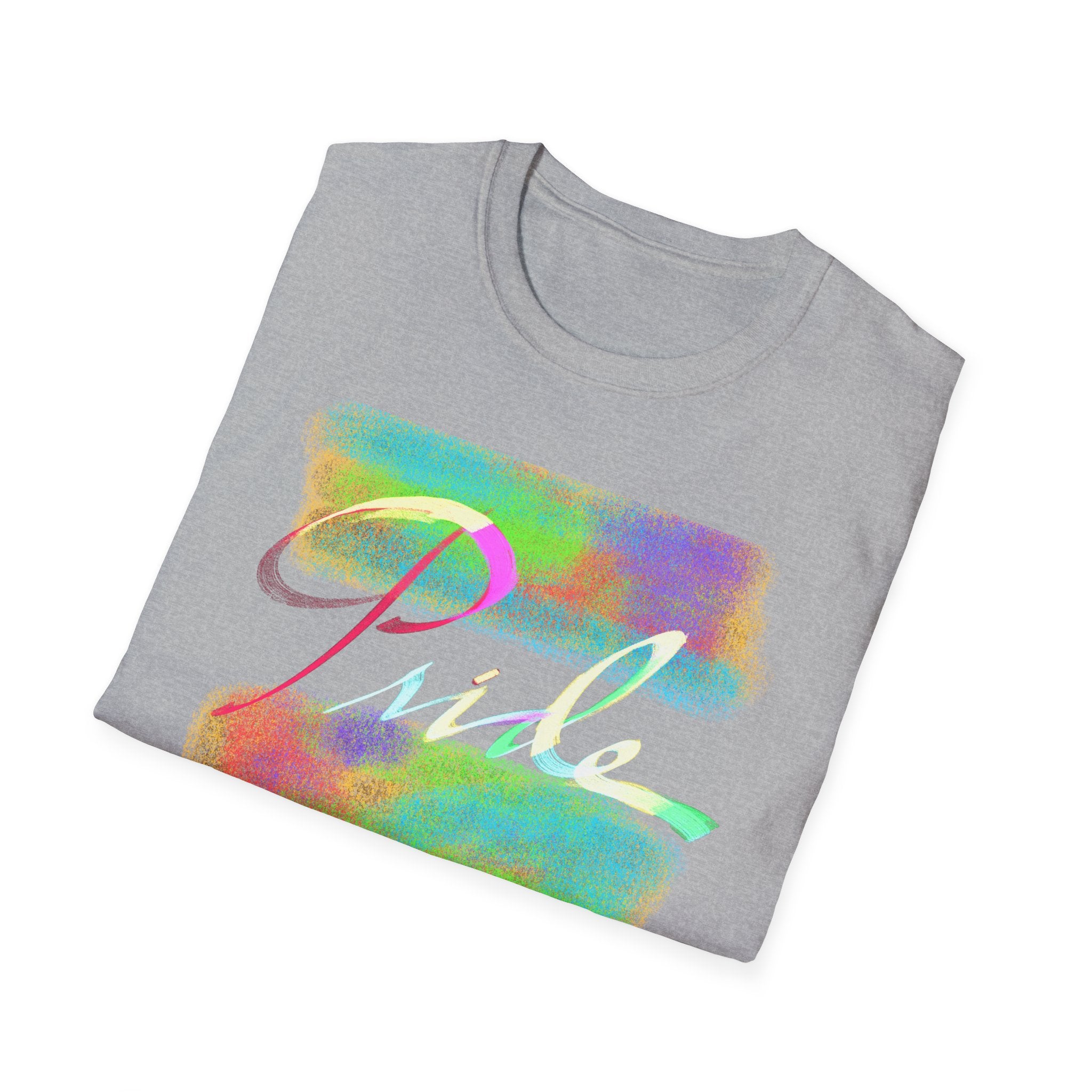 PRIDE_PAINTERLY Unisex Softstyle T-Shirt