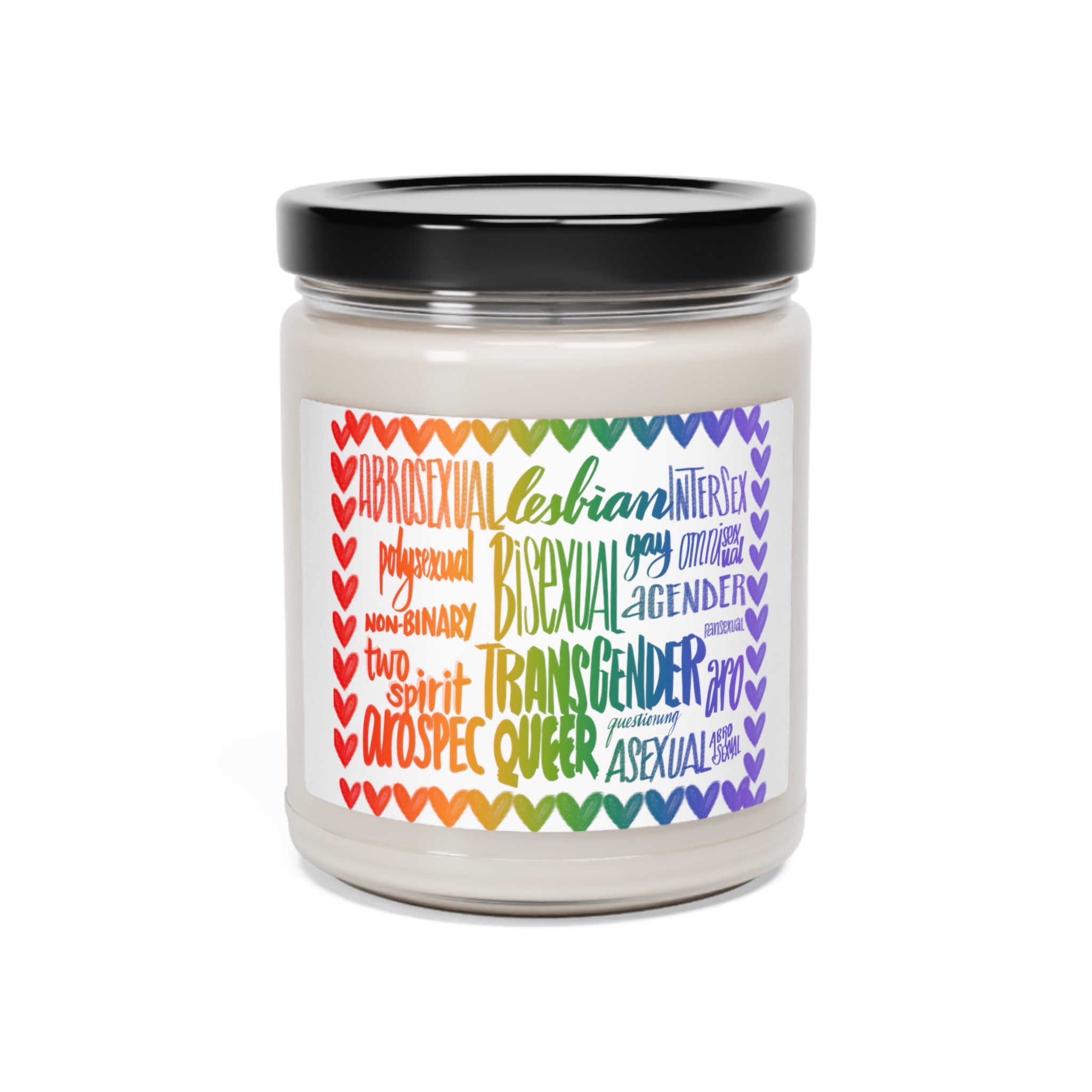 LGBTQIA+ Scented Soy Candle, 9oz