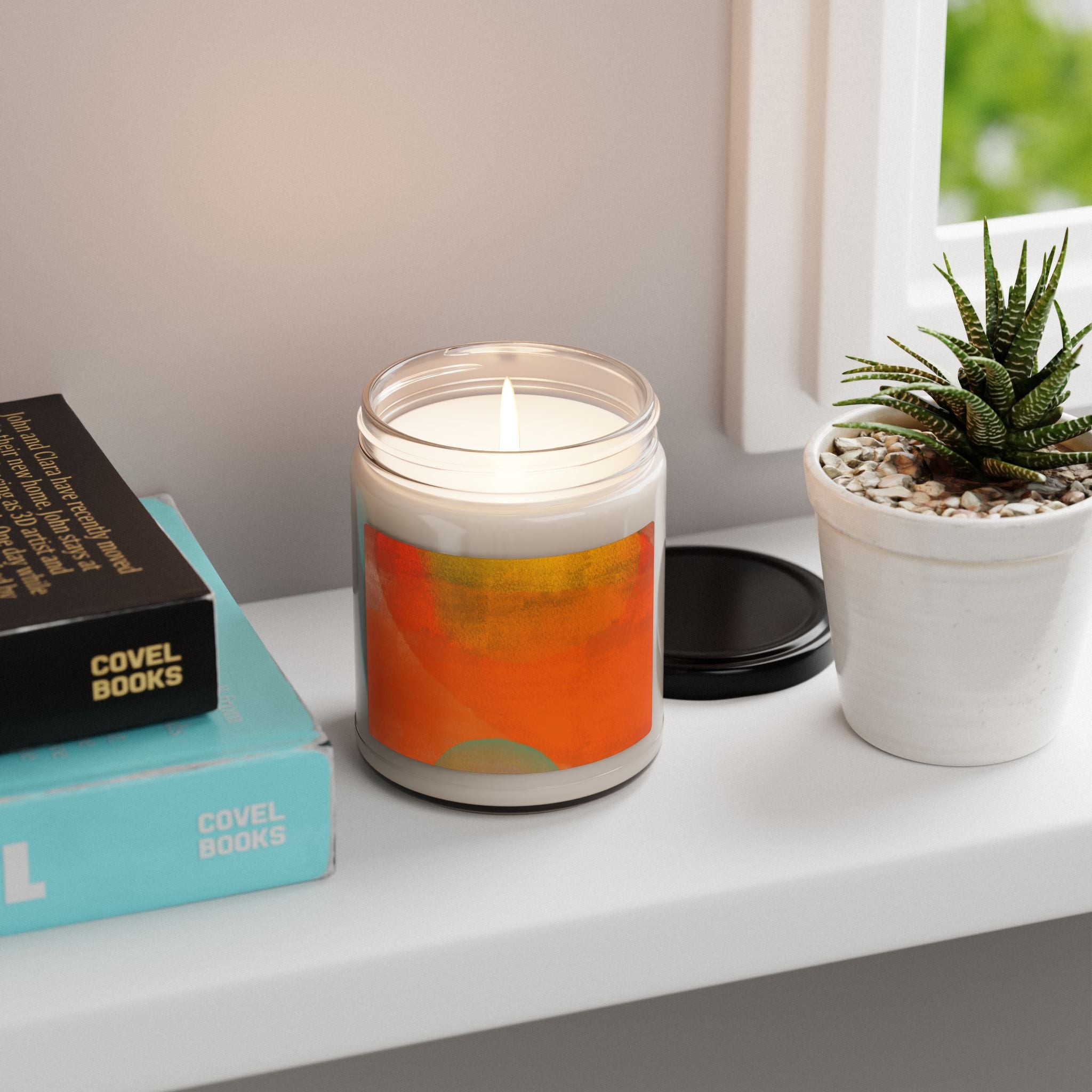 Vibrant Scented Soy Candle - 9oz Relaxation Essential
