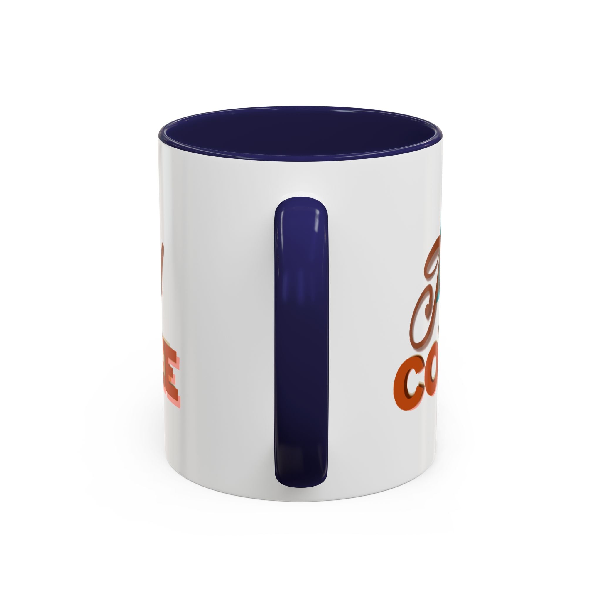 POWERED BY COFFEE Accent Coffee Mug (11 oz)