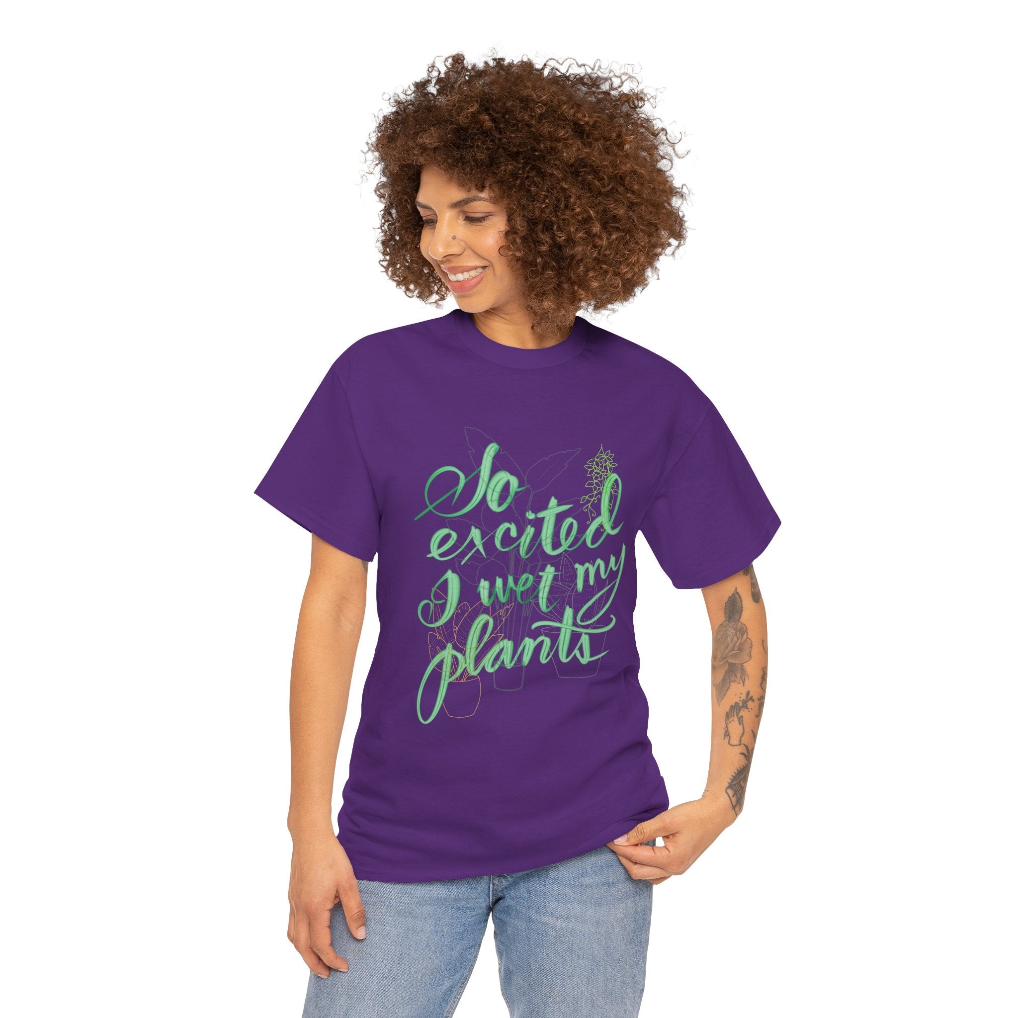 WET MY PLANTS Unisex Heavy Cotton Tee