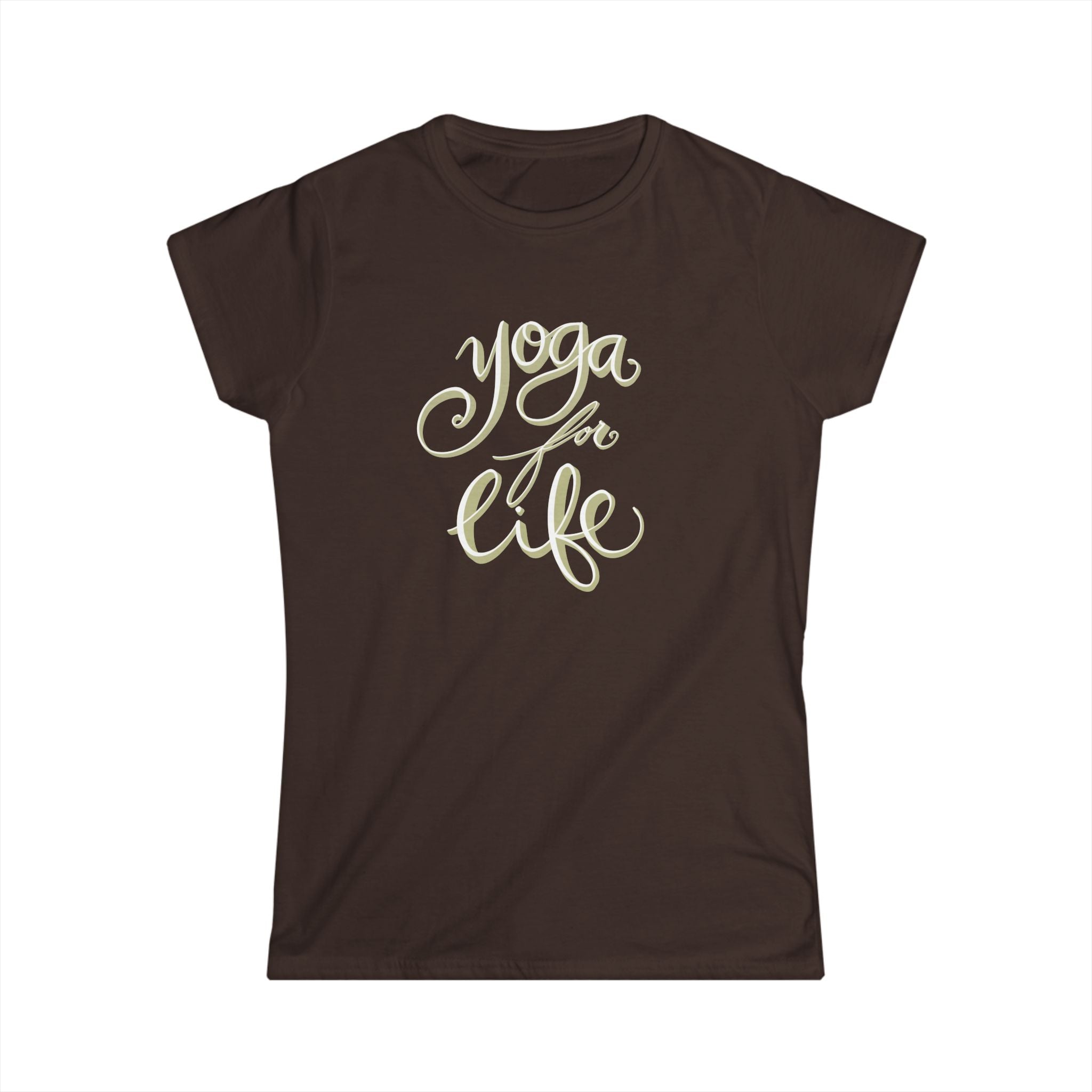 Yoga for Life Women's Softstyle Tee - Comfortable & Inspirational Tee for Yogis