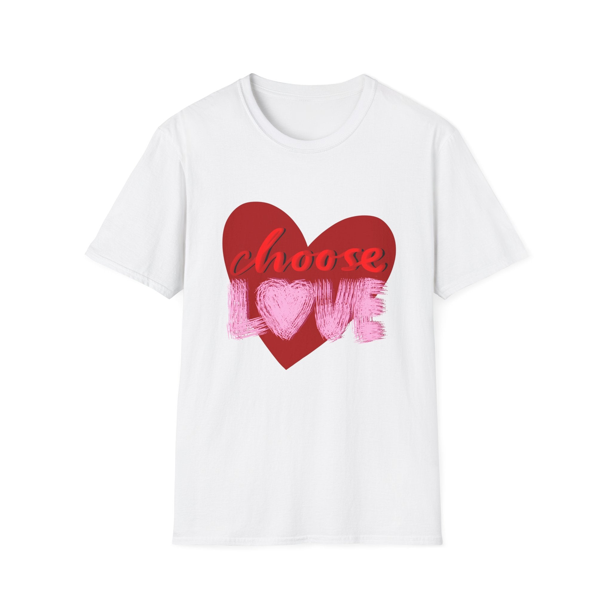 Choose Love Unisex Softstyle T-Shirt - Perfect for Valentine's Day & Everyday Wear