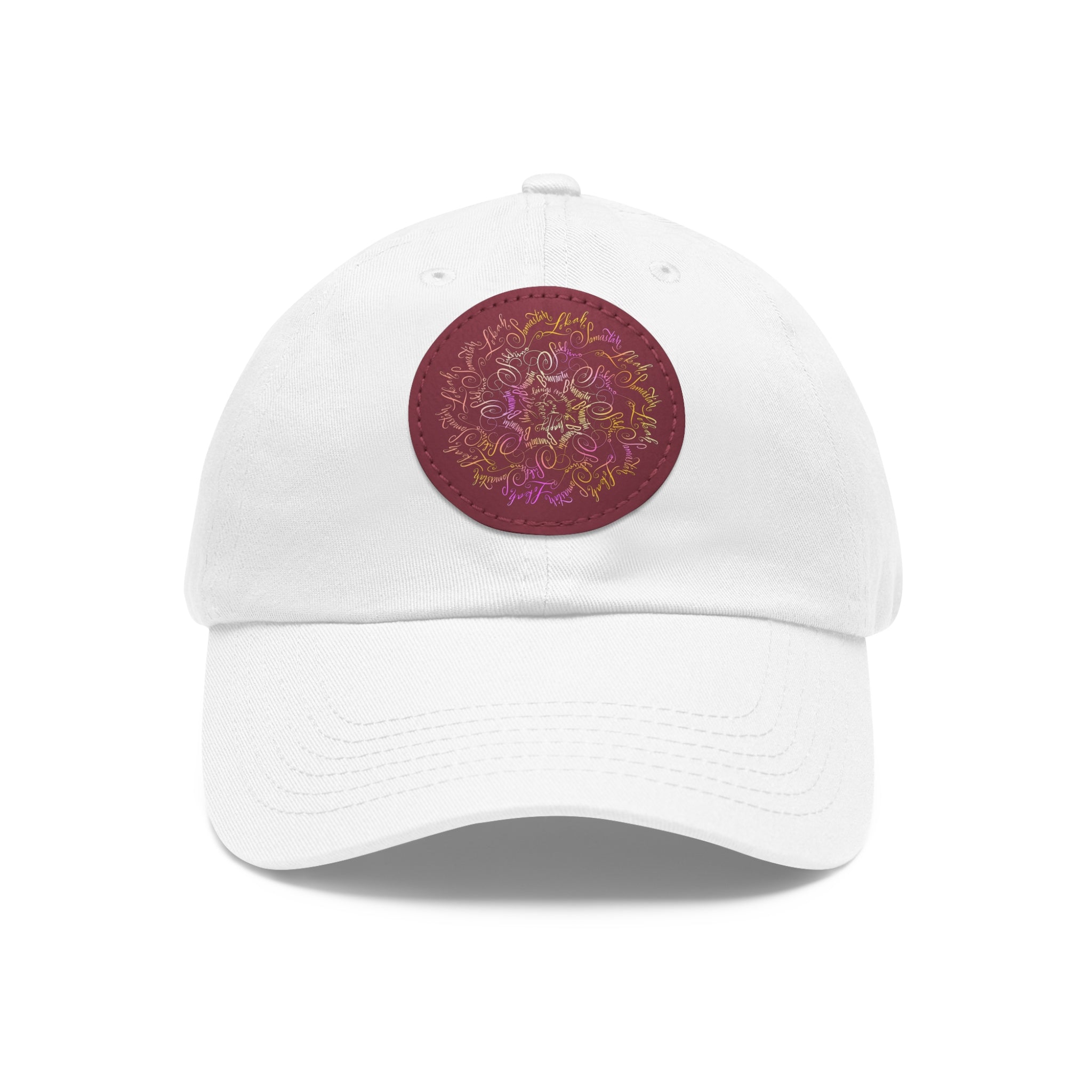 Yoga Mandala Calligraphy Cap