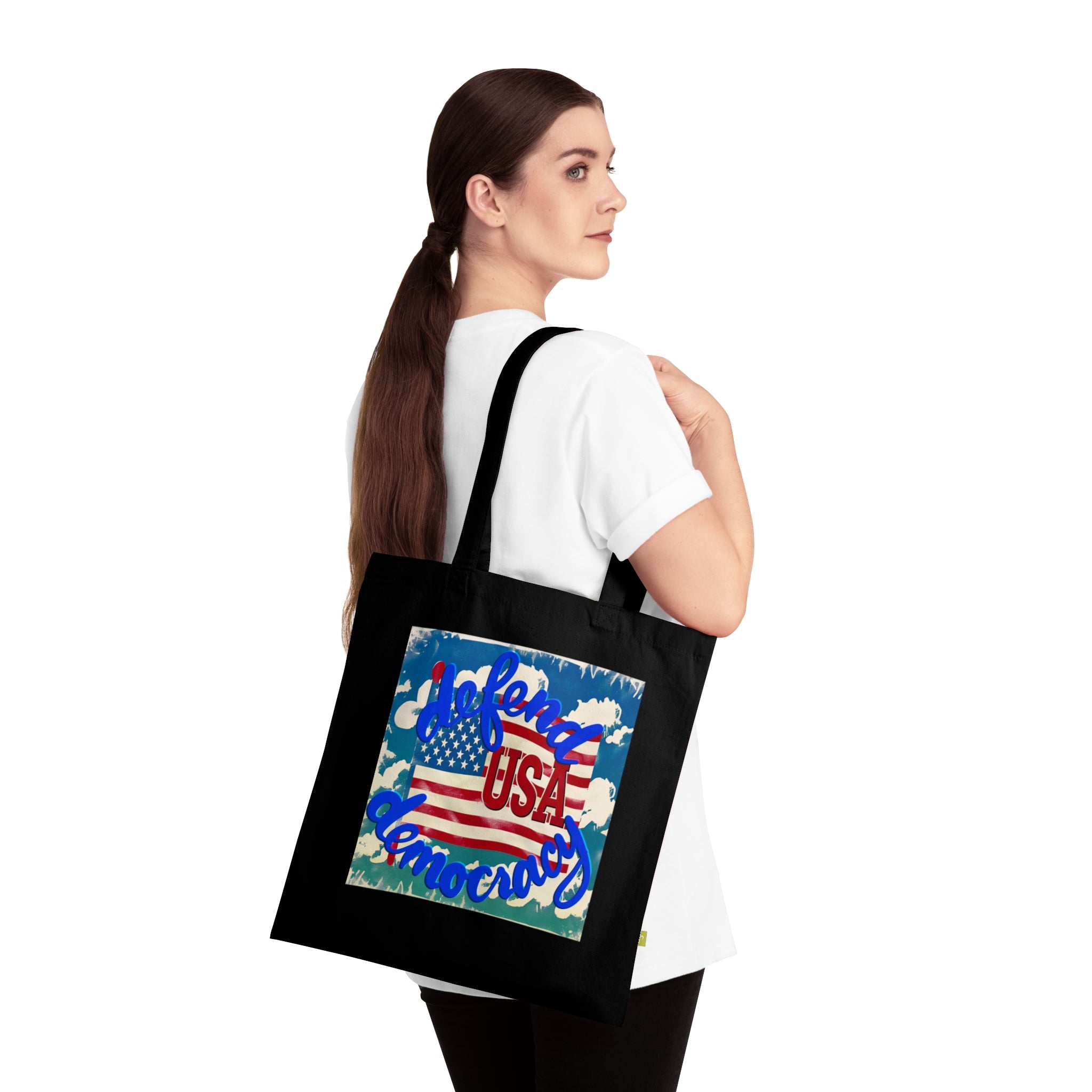 DEFEND DEMOCRACY Tote Bag