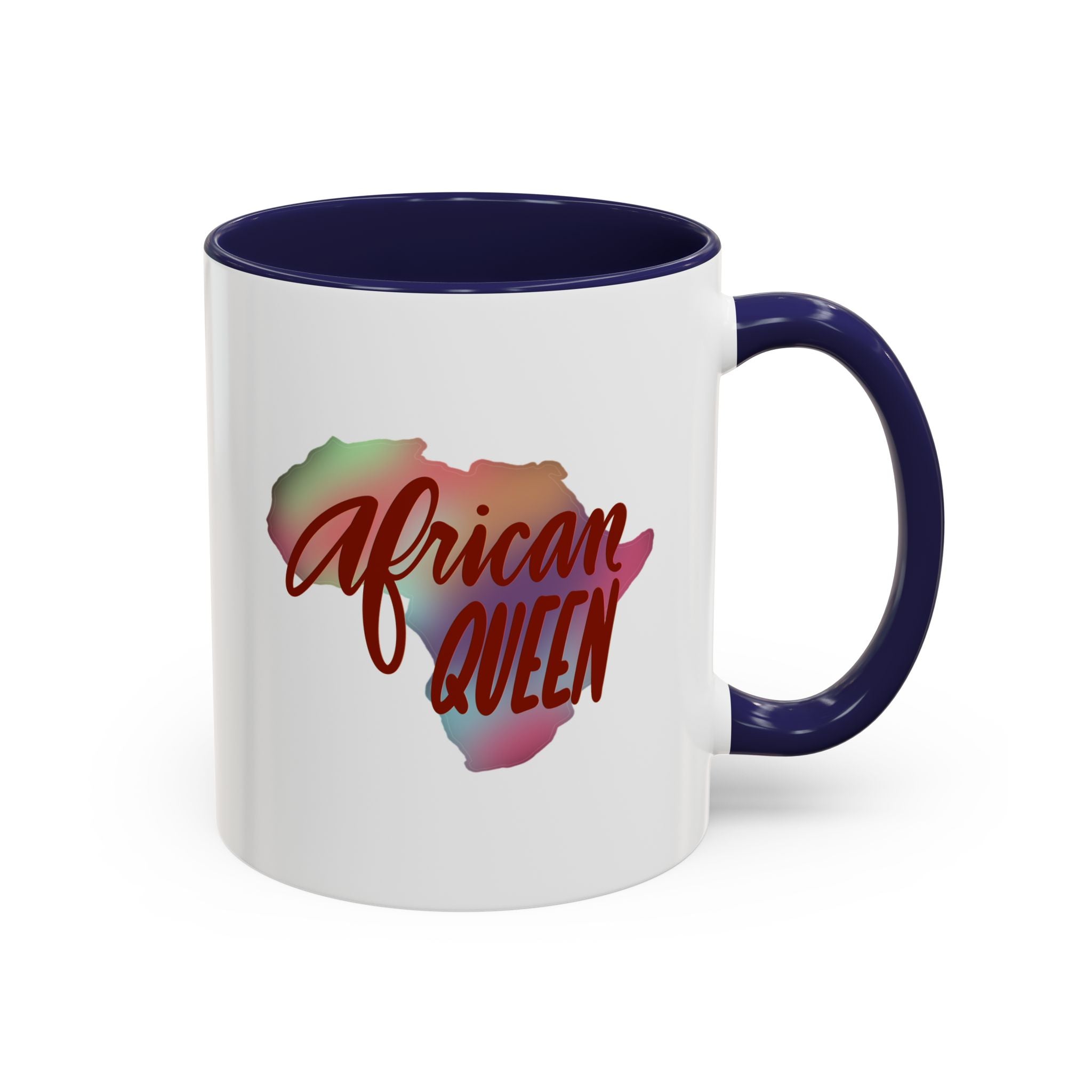 African Queen Accent Coffee Mug - Stylish Ceramic Cup