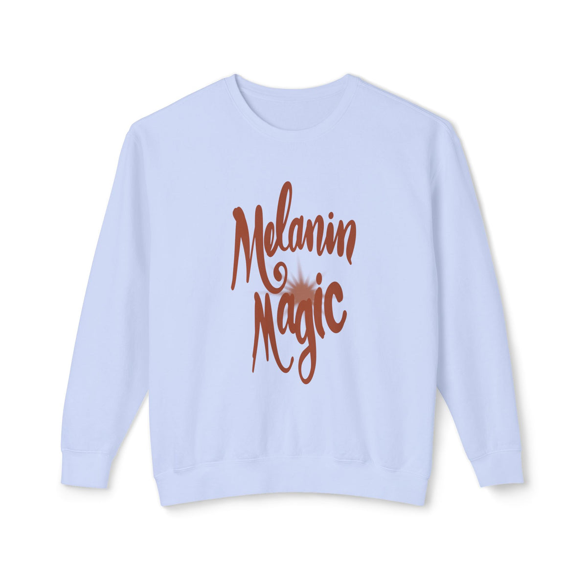 Melanin Magic Crewneck Sweatshirt — Comfort Fit Inspirational Graphic