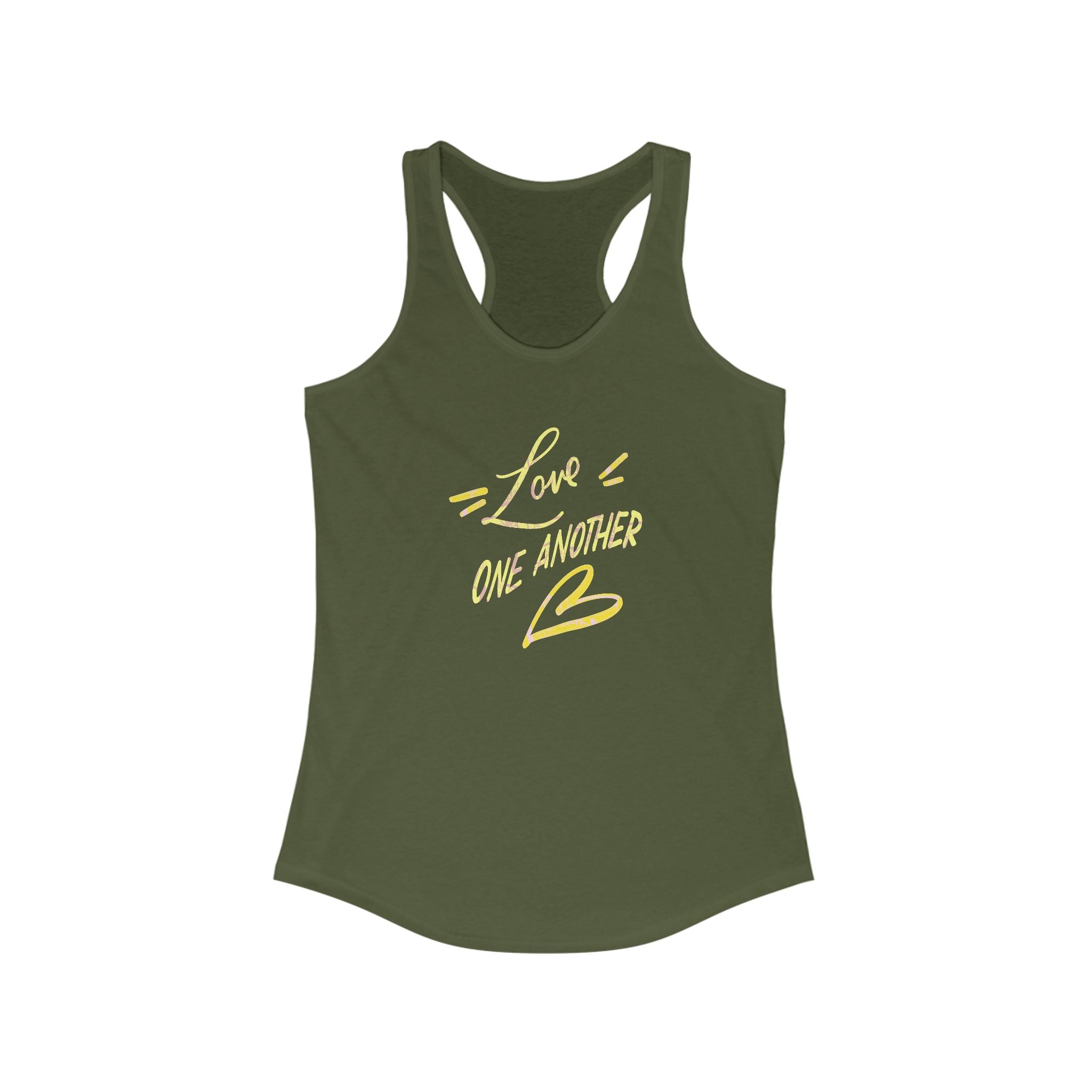 Love One Another Racerback Tank - Women's Motivational Workout Top