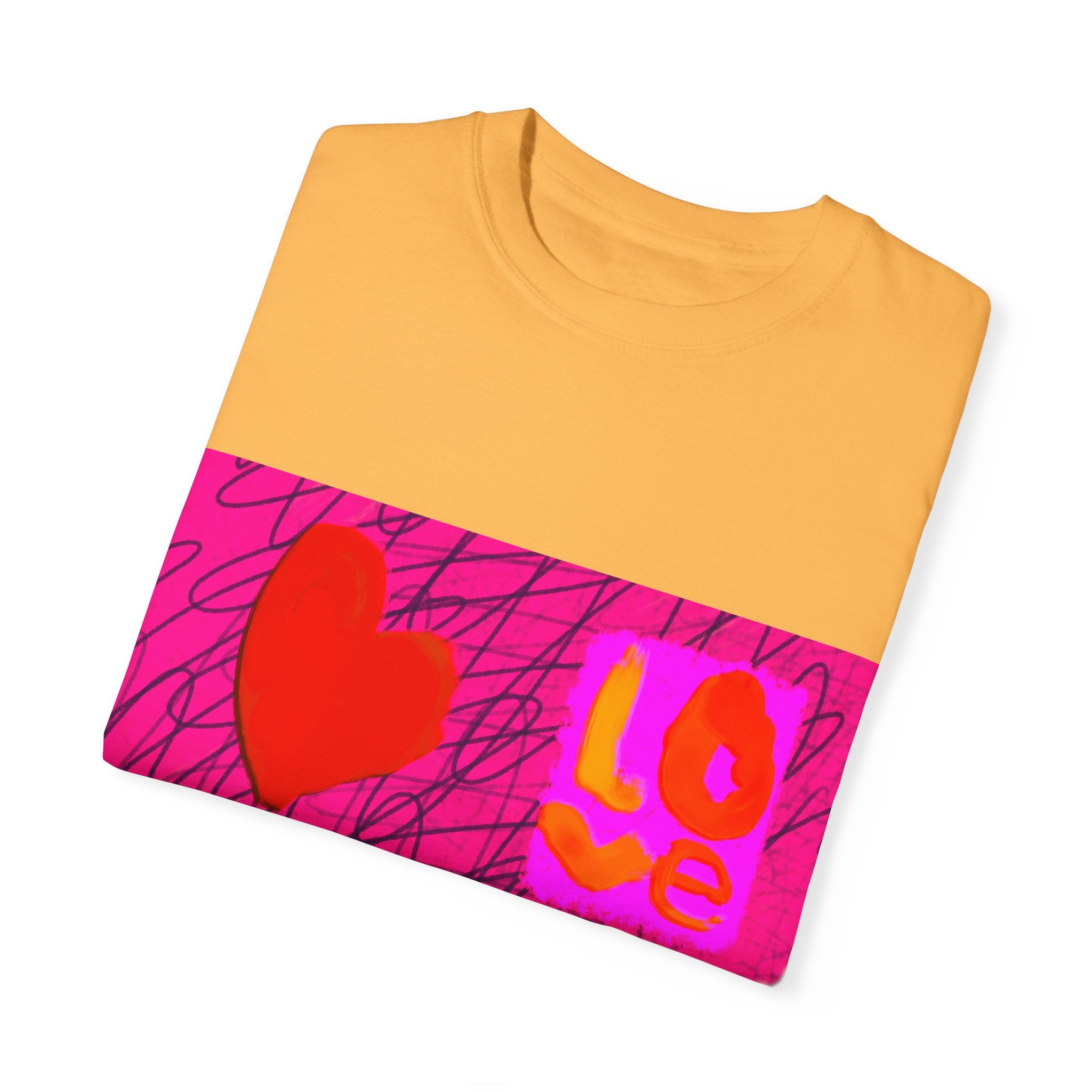Love Vibes Unisex Garment-Dyed T-Shirt