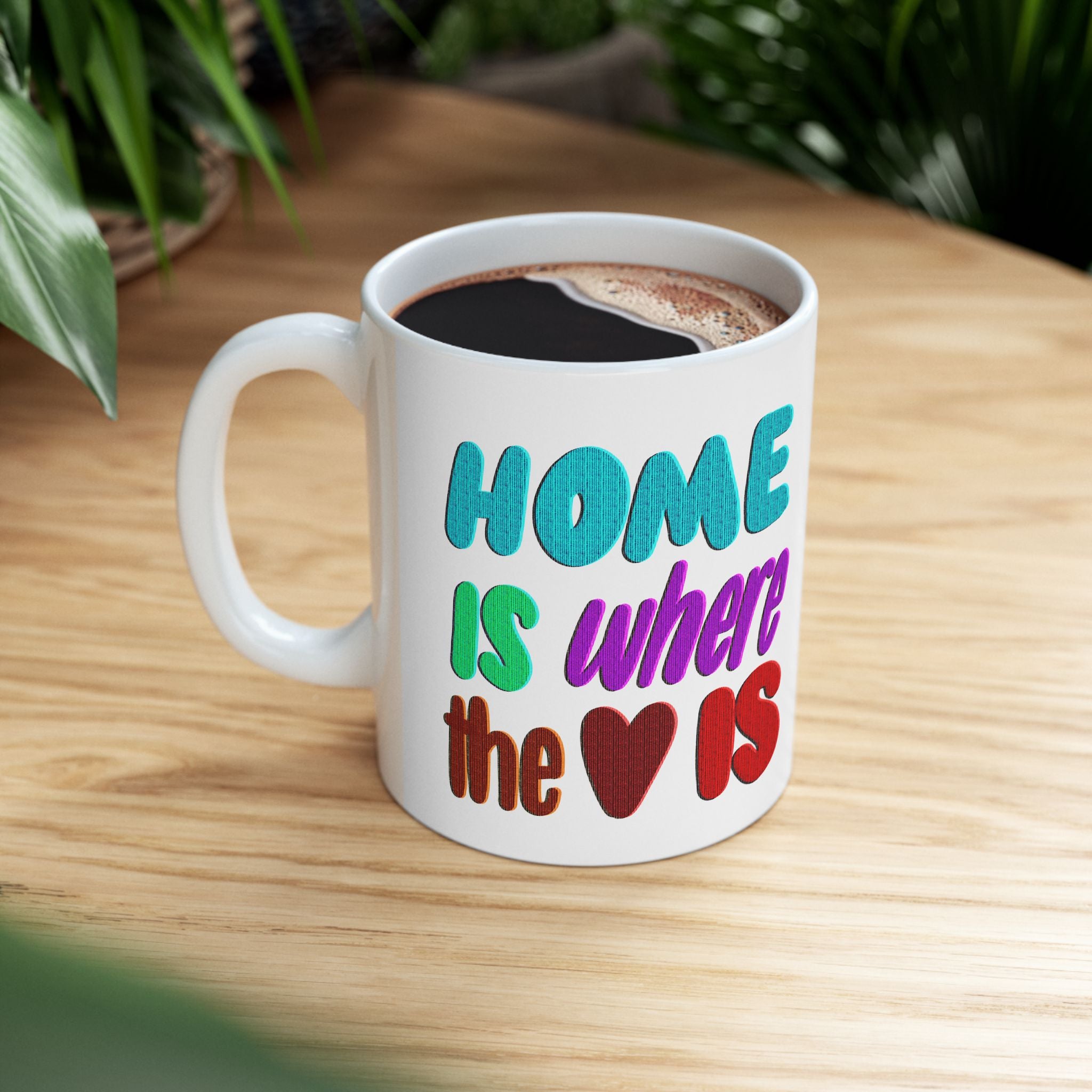 Home is Ceramic Mug, (11oz,)