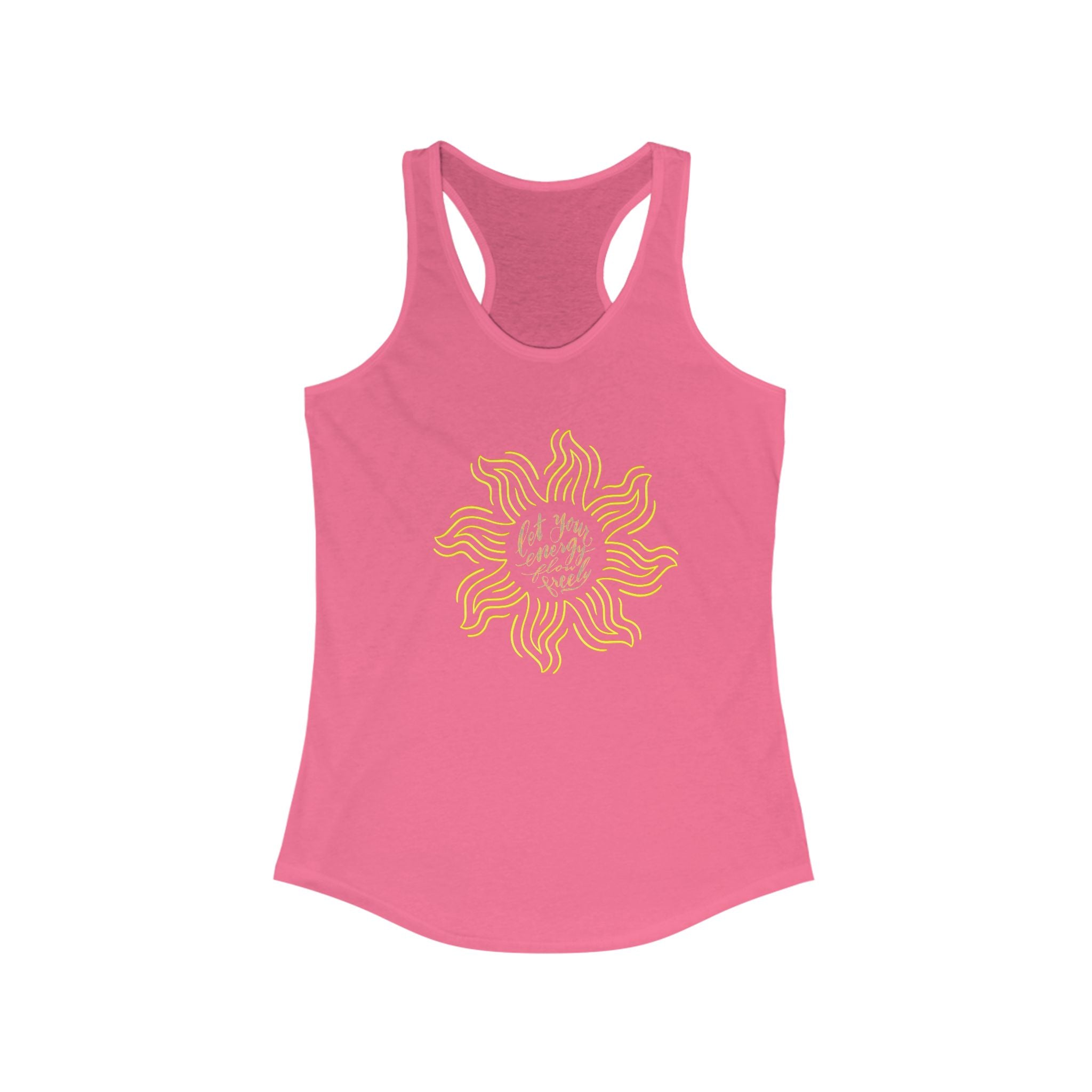 Sunshine Quote Women's Racerback Tank - Comfortable & Chic Summer Top