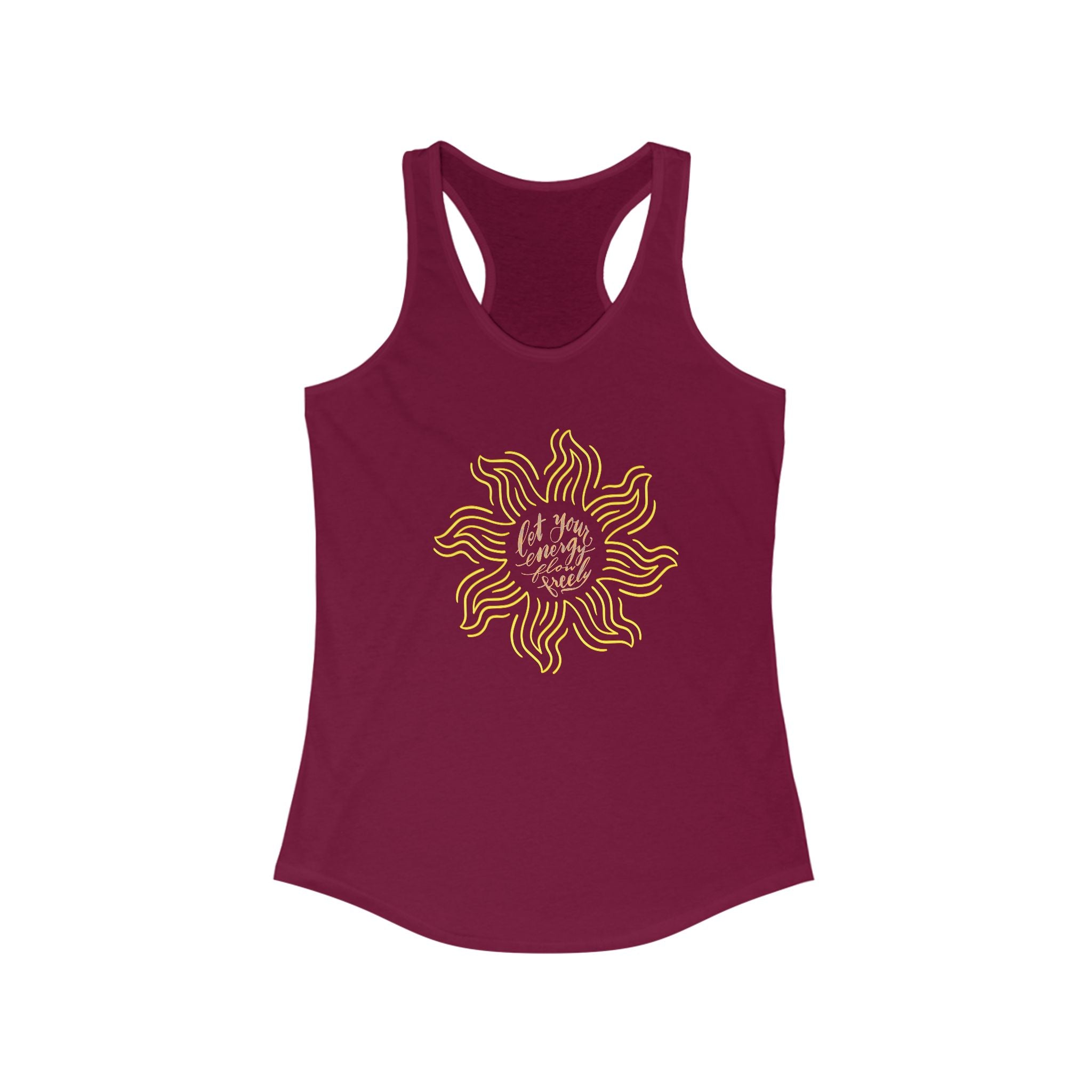 Sunshine Quote Women's Racerback Tank - Comfortable & Chic Summer Top