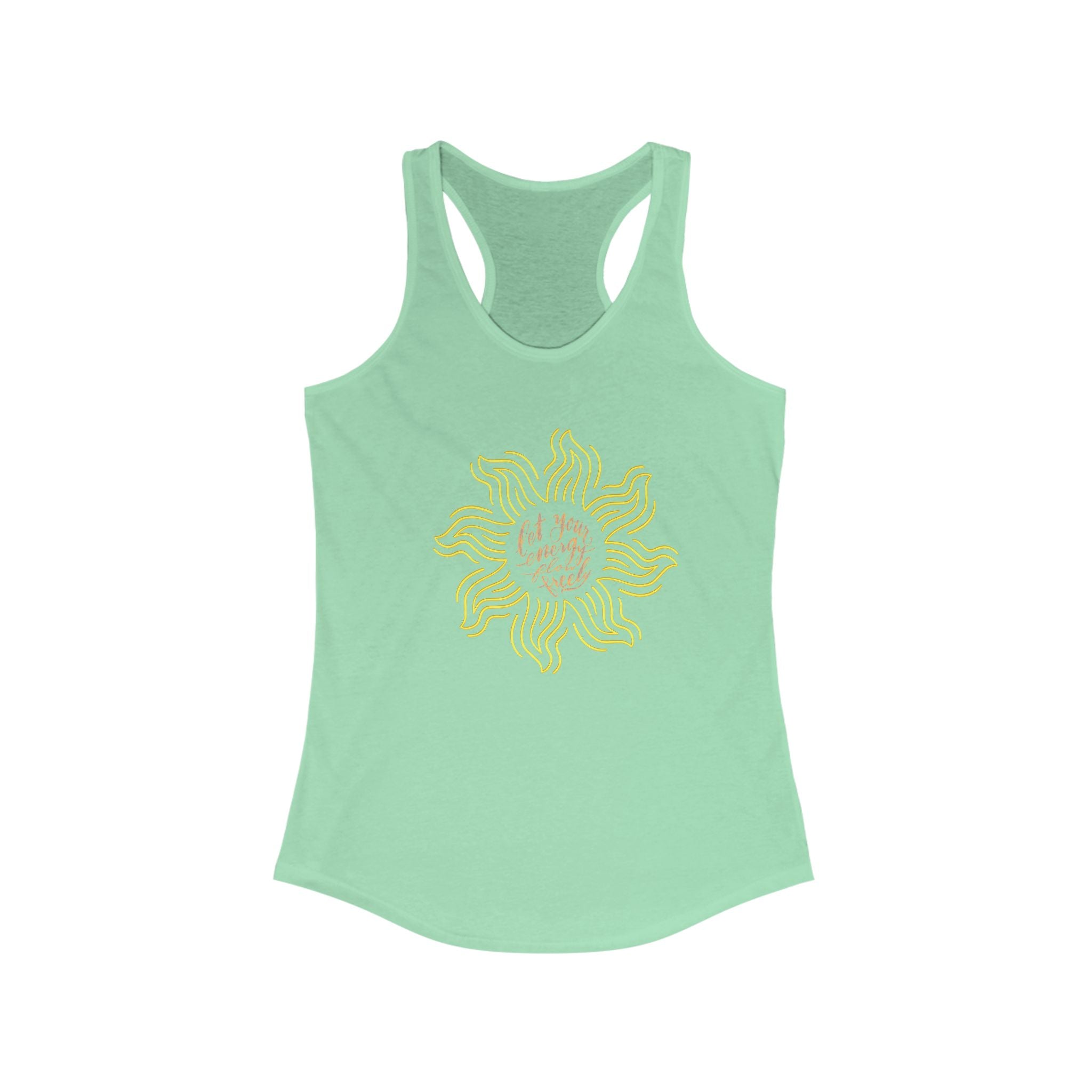 Sunshine Quote Women's Racerback Tank - Comfortable & Chic Summer Top