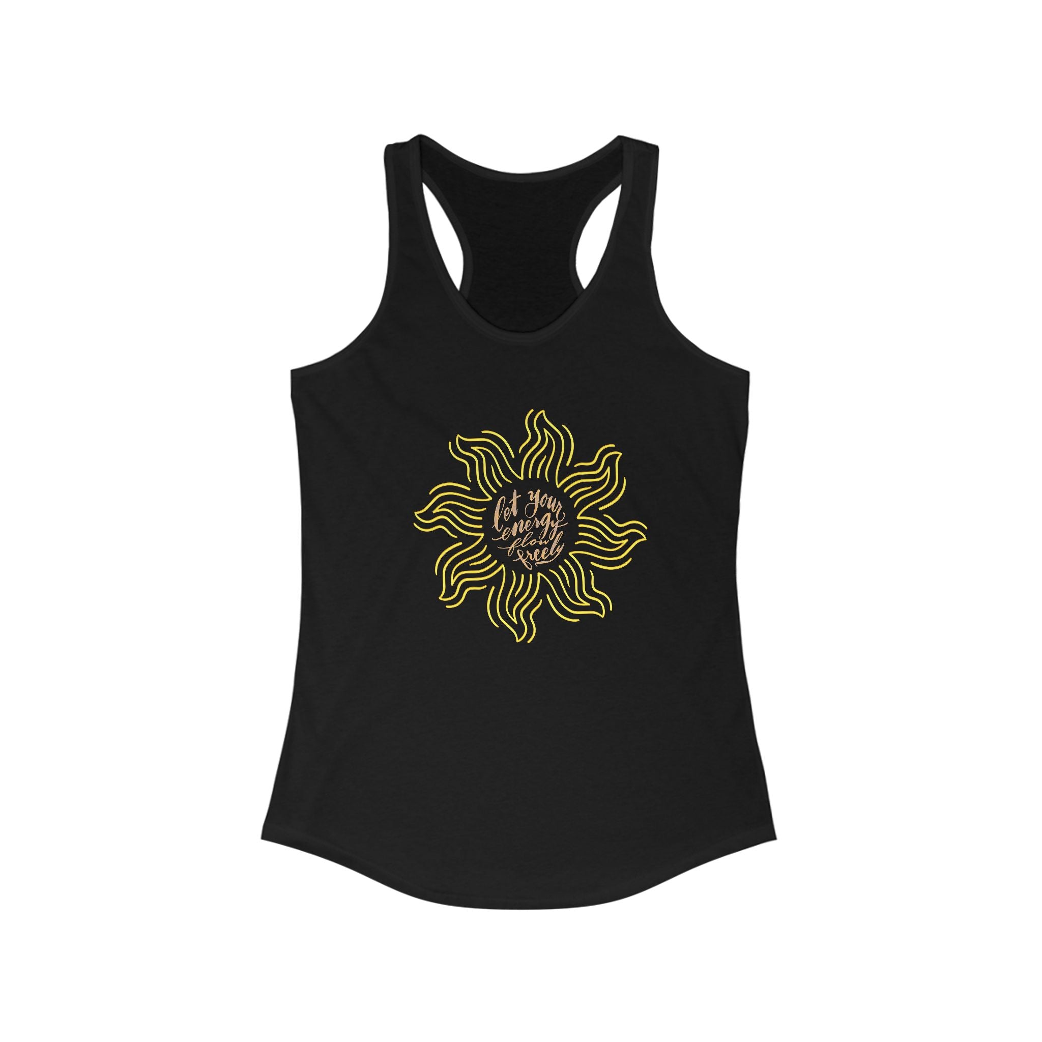 Sunshine Quote Women's Racerback Tank - Comfortable & Chic Summer Top