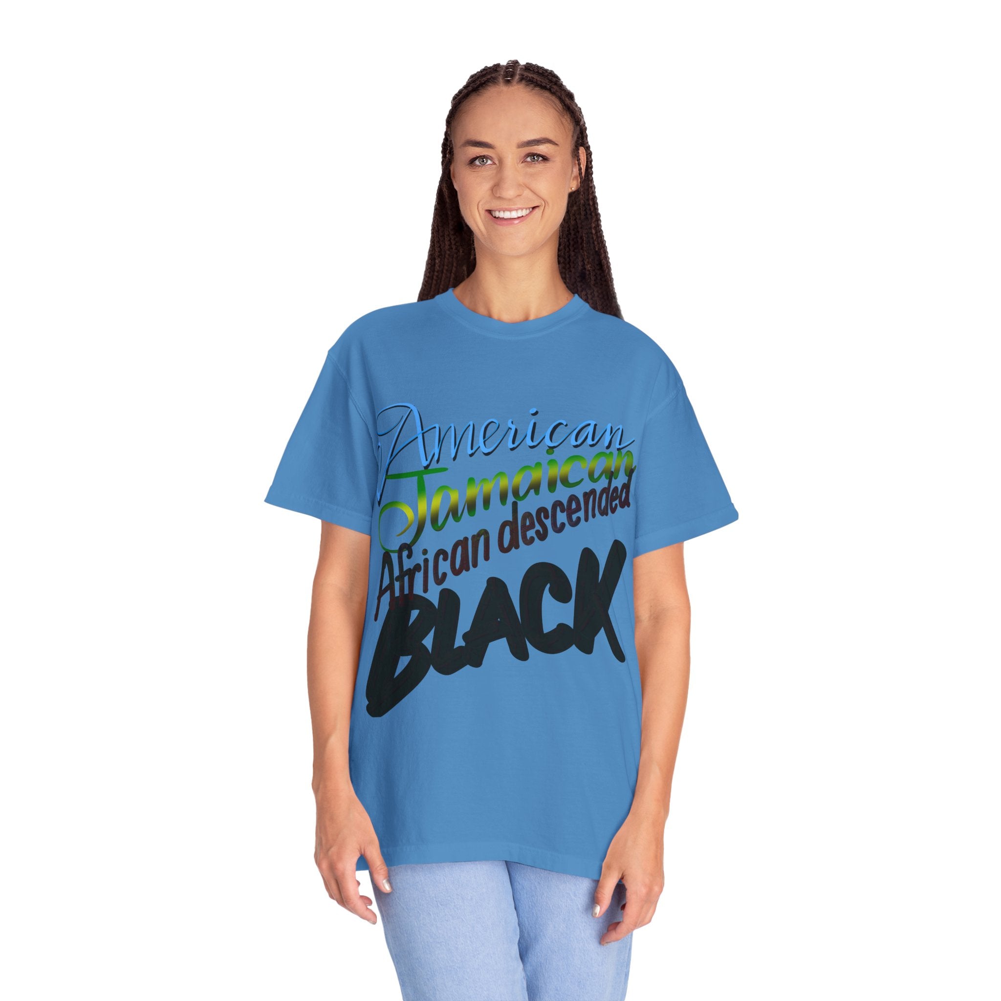 AMERICAN/JAMAICAN etc Unisex Garment-Dyed T-shirt