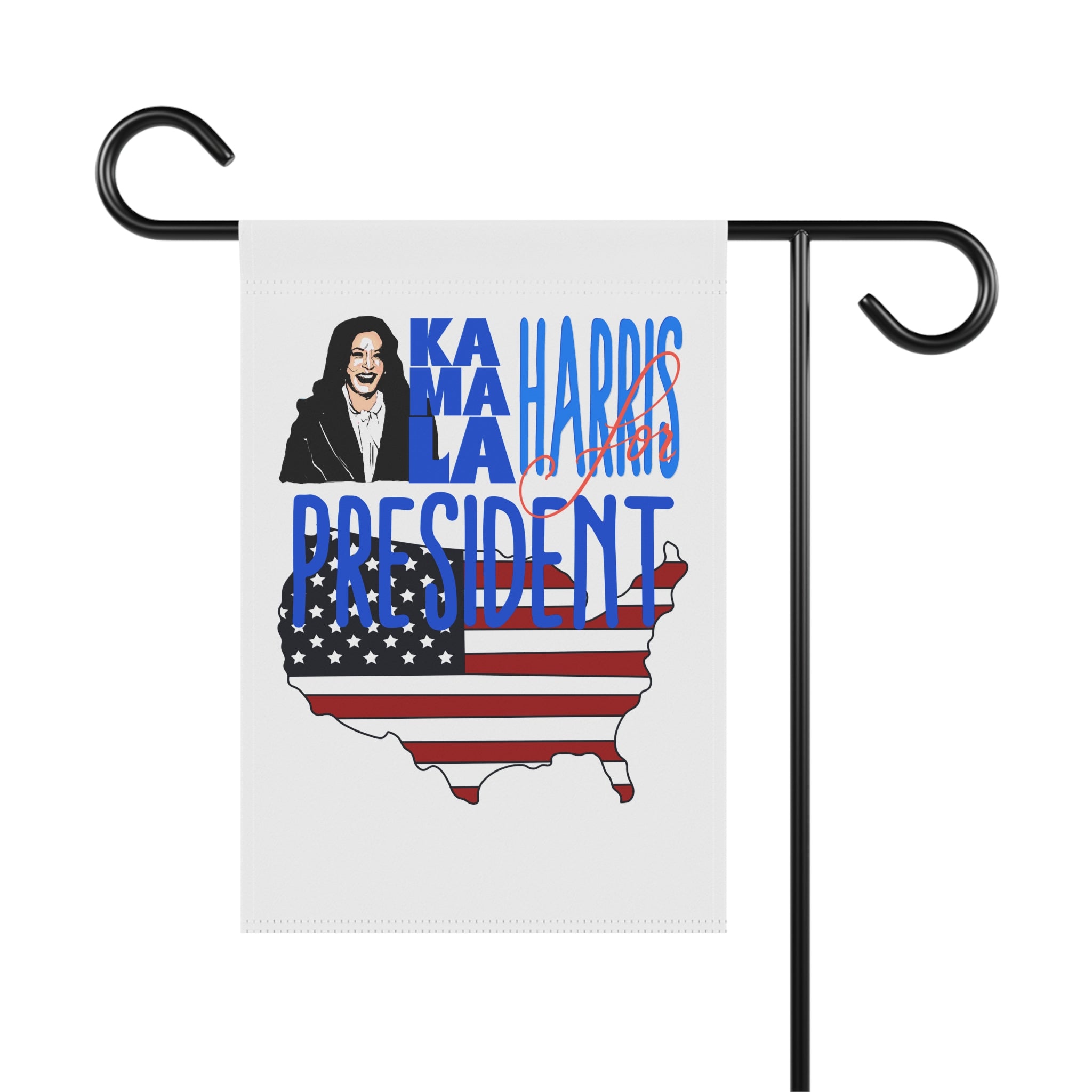 Banner - Kamala Harris for President of The United States of America Hand-Drawn Design