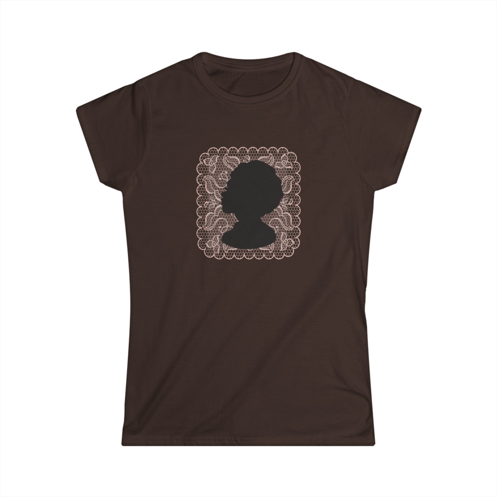 LOVELY LACY SILHOUETTE Women's Softstyle Tee