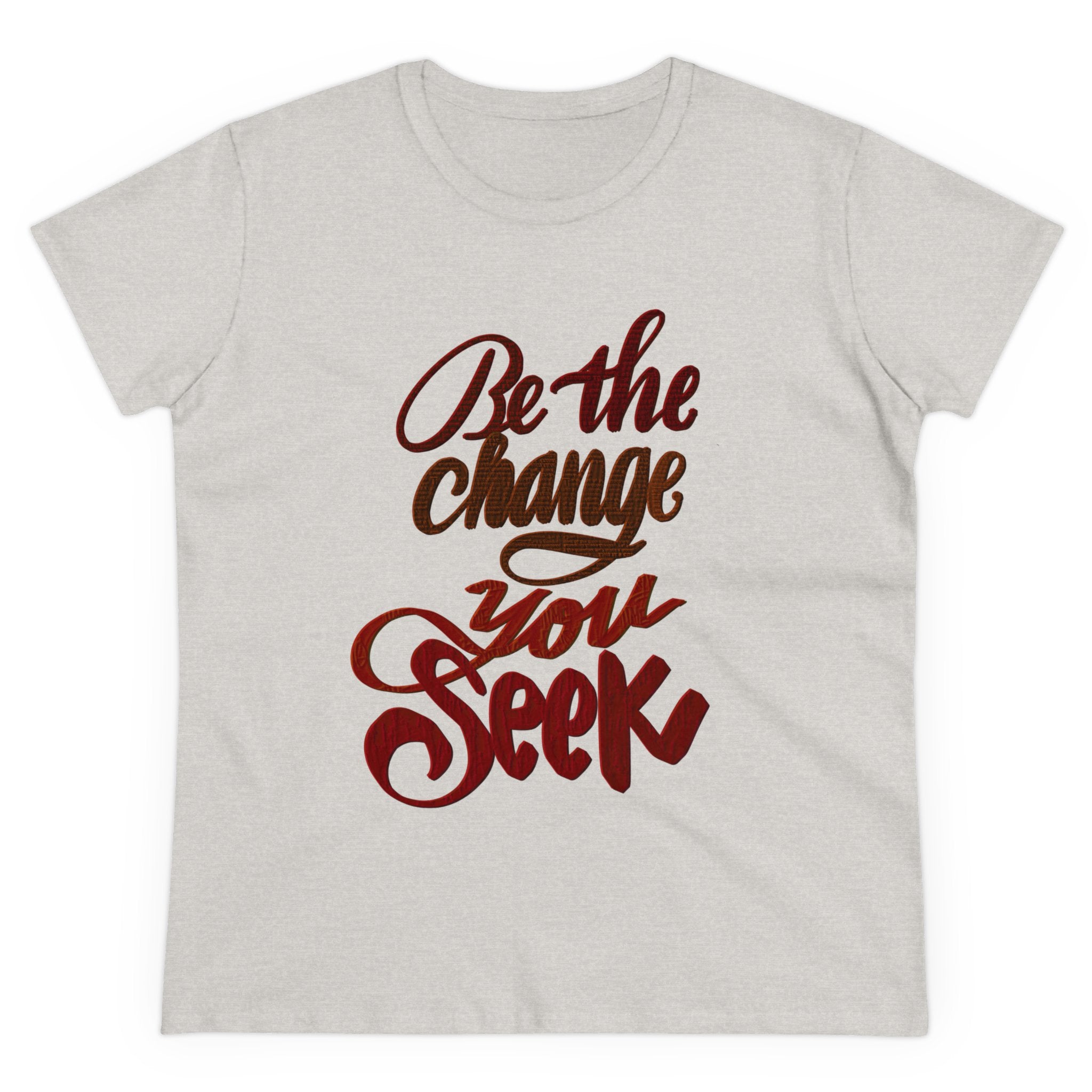 BE THE CHANGE Midweight Cotton Tee