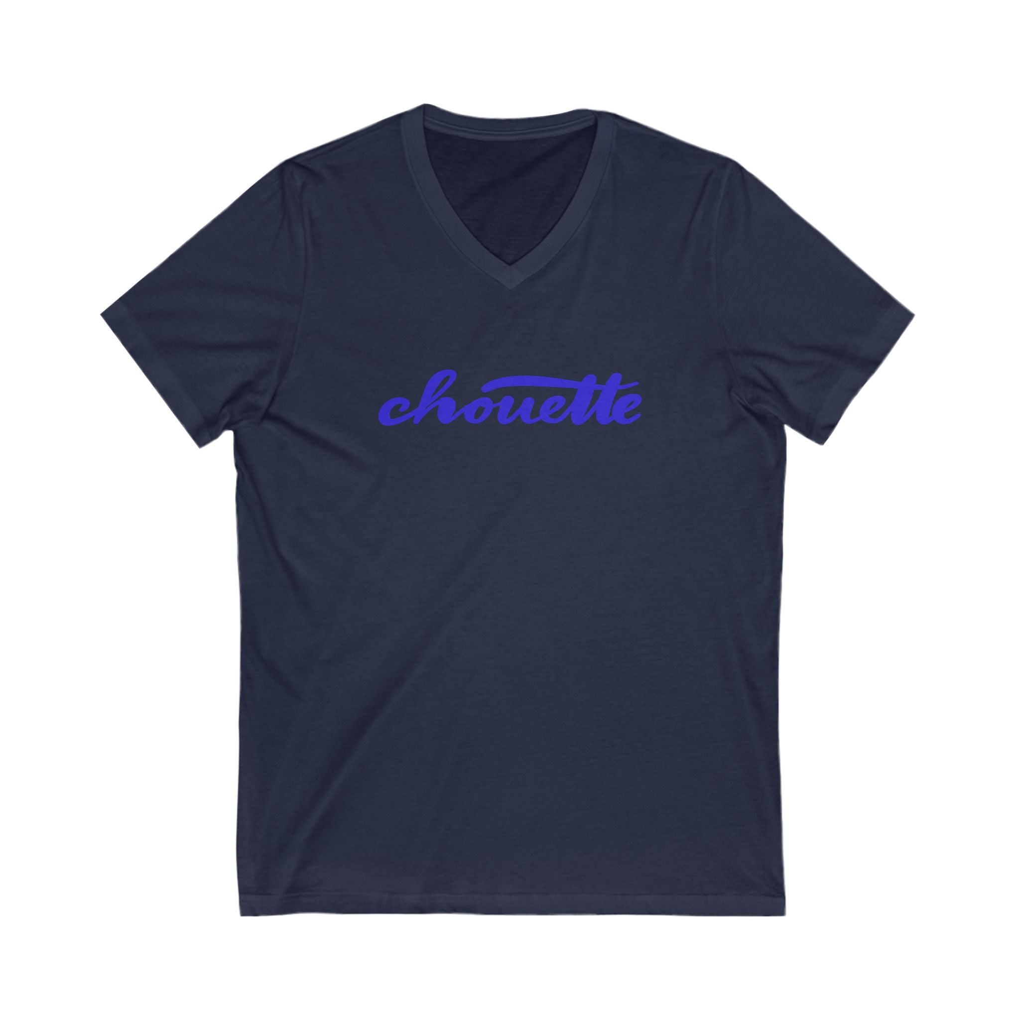 Chouette V-Neck Tee - Comfortable Unisex Short Sleeve Shirt