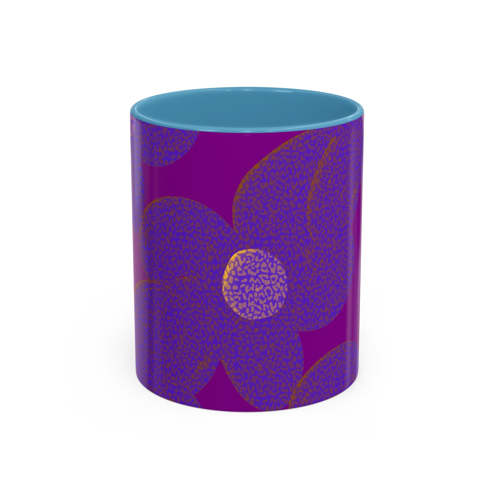 PURPLE FLOWER POWER 11 oz  Coffee Mug