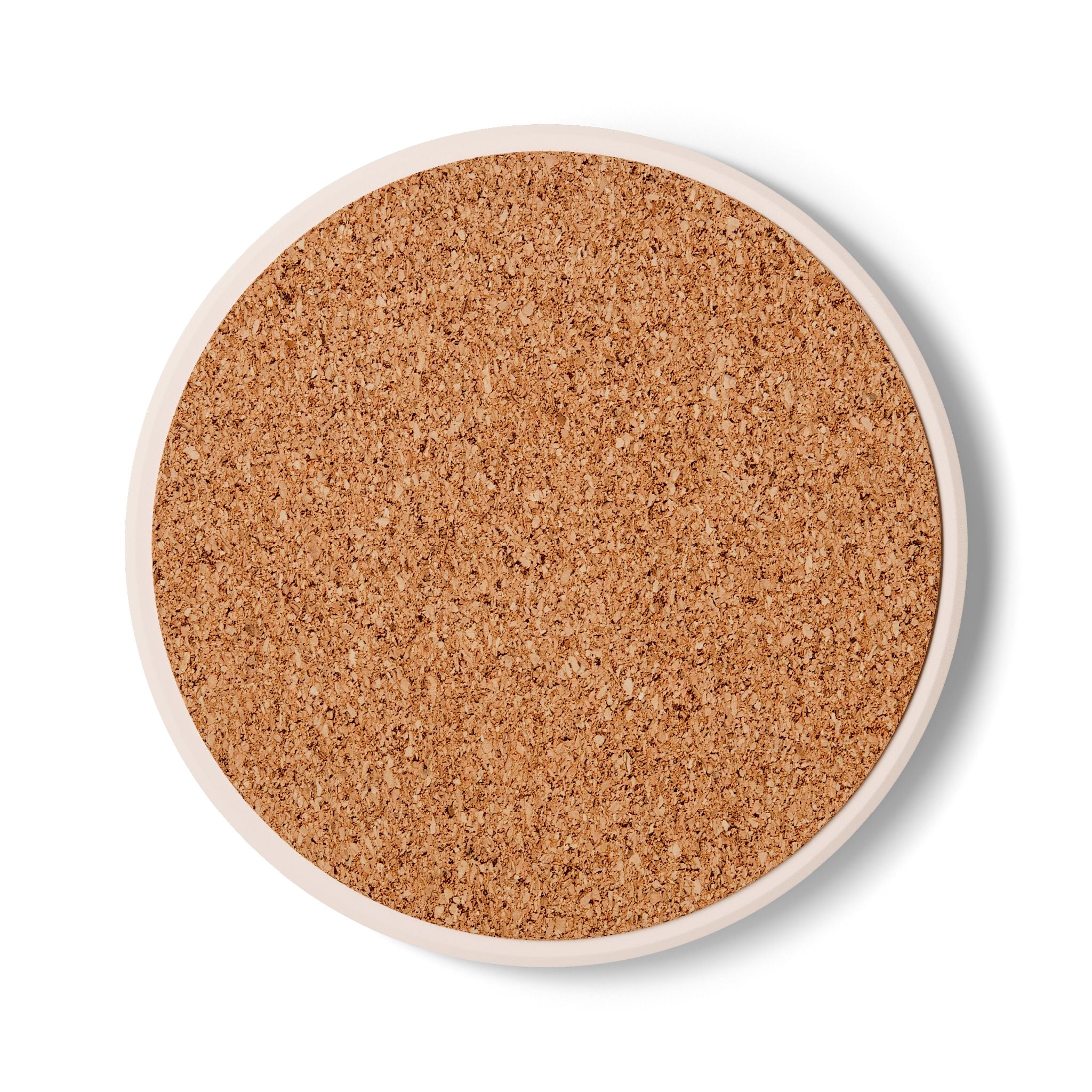 Colorful Love Mandala  Ceramic Coaster - Perfect for Home Décor & Gifts